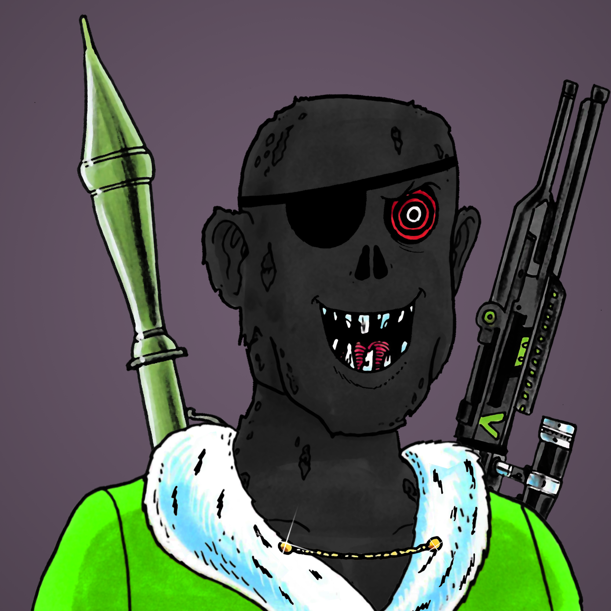 George Trosley - Jungle Freaks - Jungle Freak 6526 - NFT # 6526