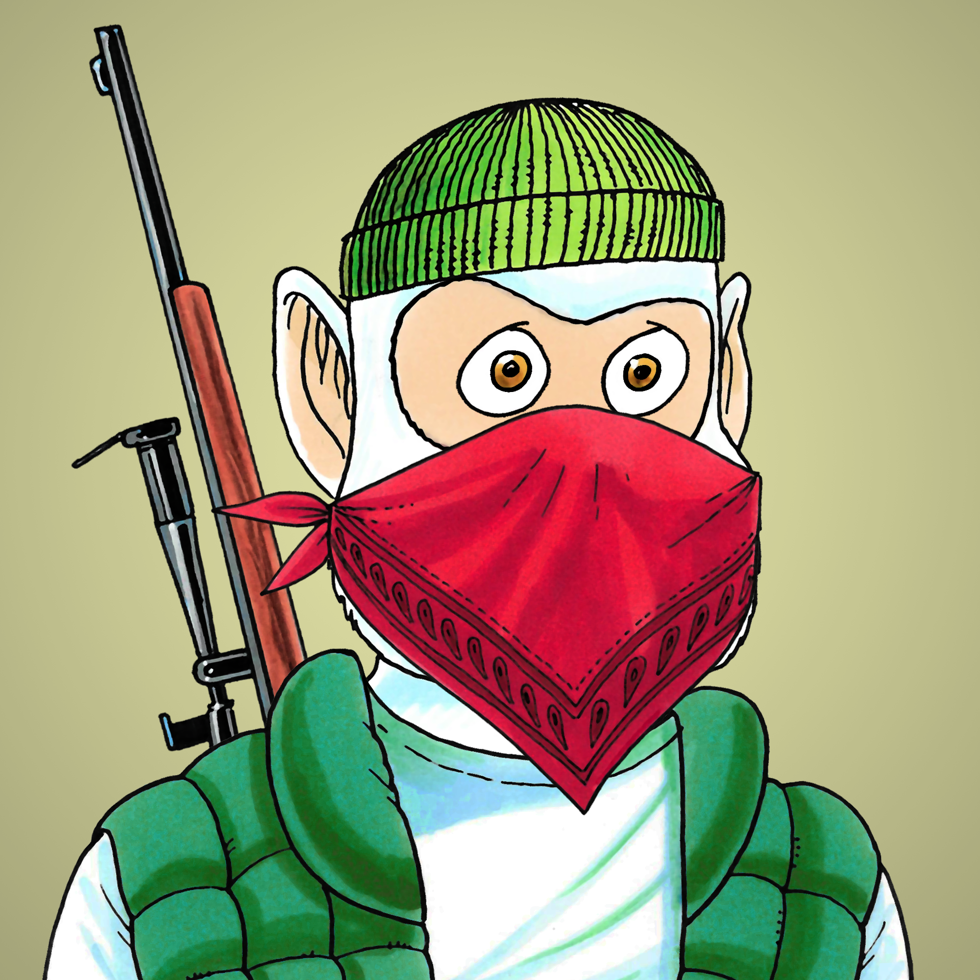 George Trosley - Jungle Freaks - Jungle Freak 6533 - NFT # 6533