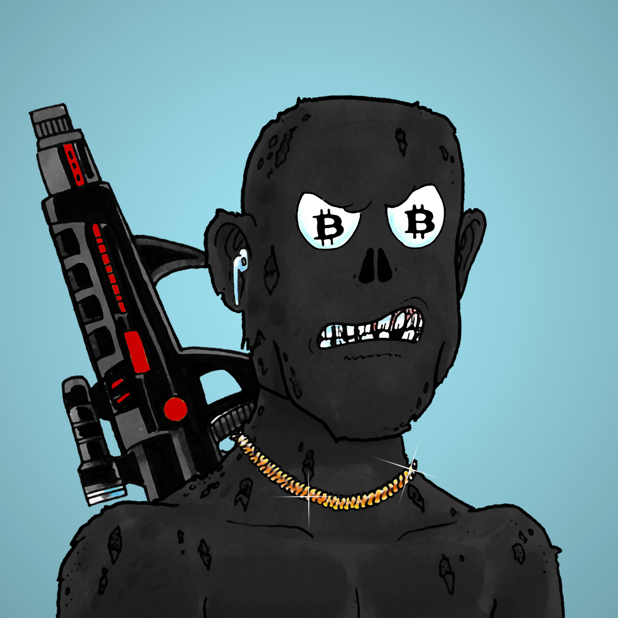 George Trosley - Jungle Freaks - Jungle Freak 6537 - NFT # 6537