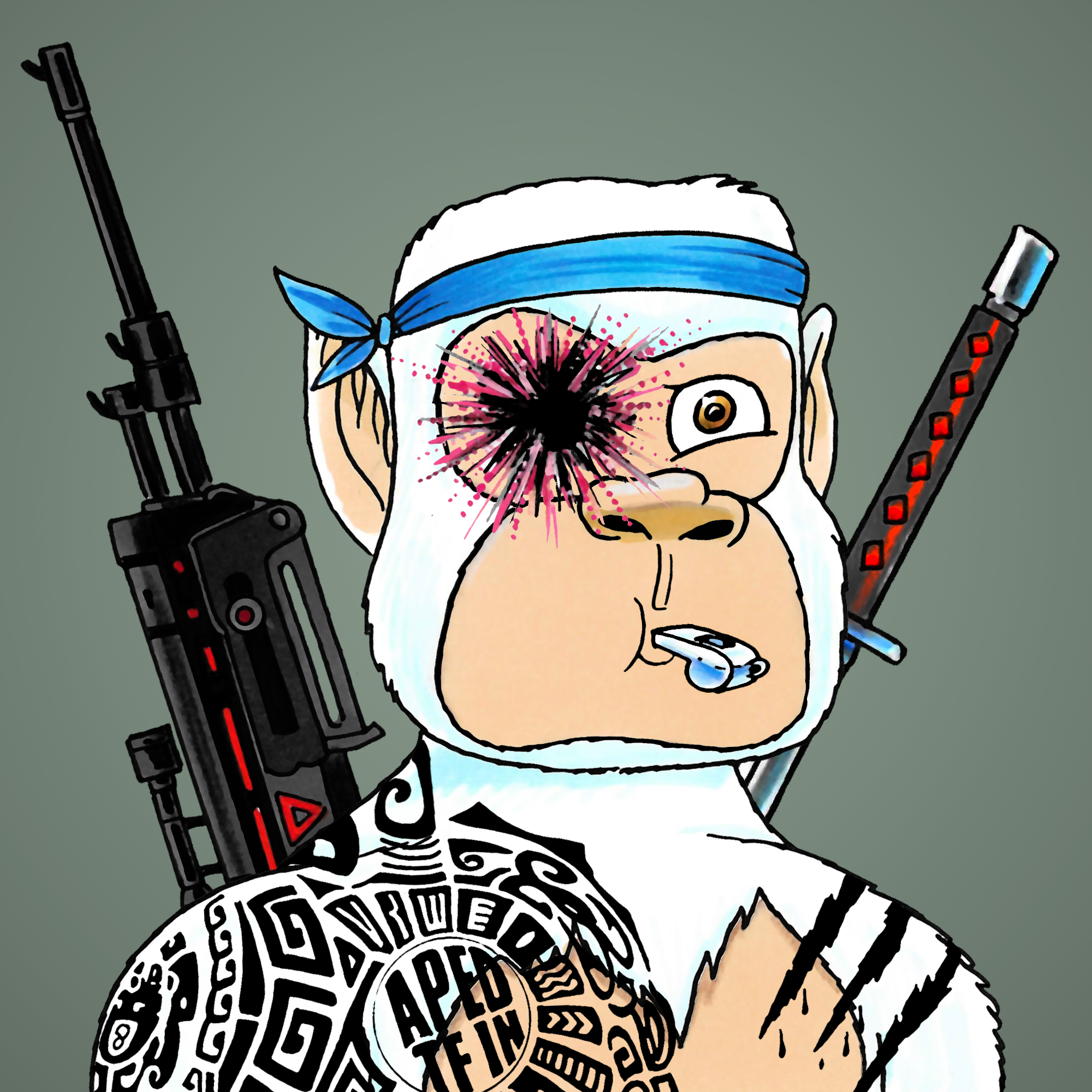 George Trosley - Jungle Freaks - Jungle Freak 6542 - NFT # 6542