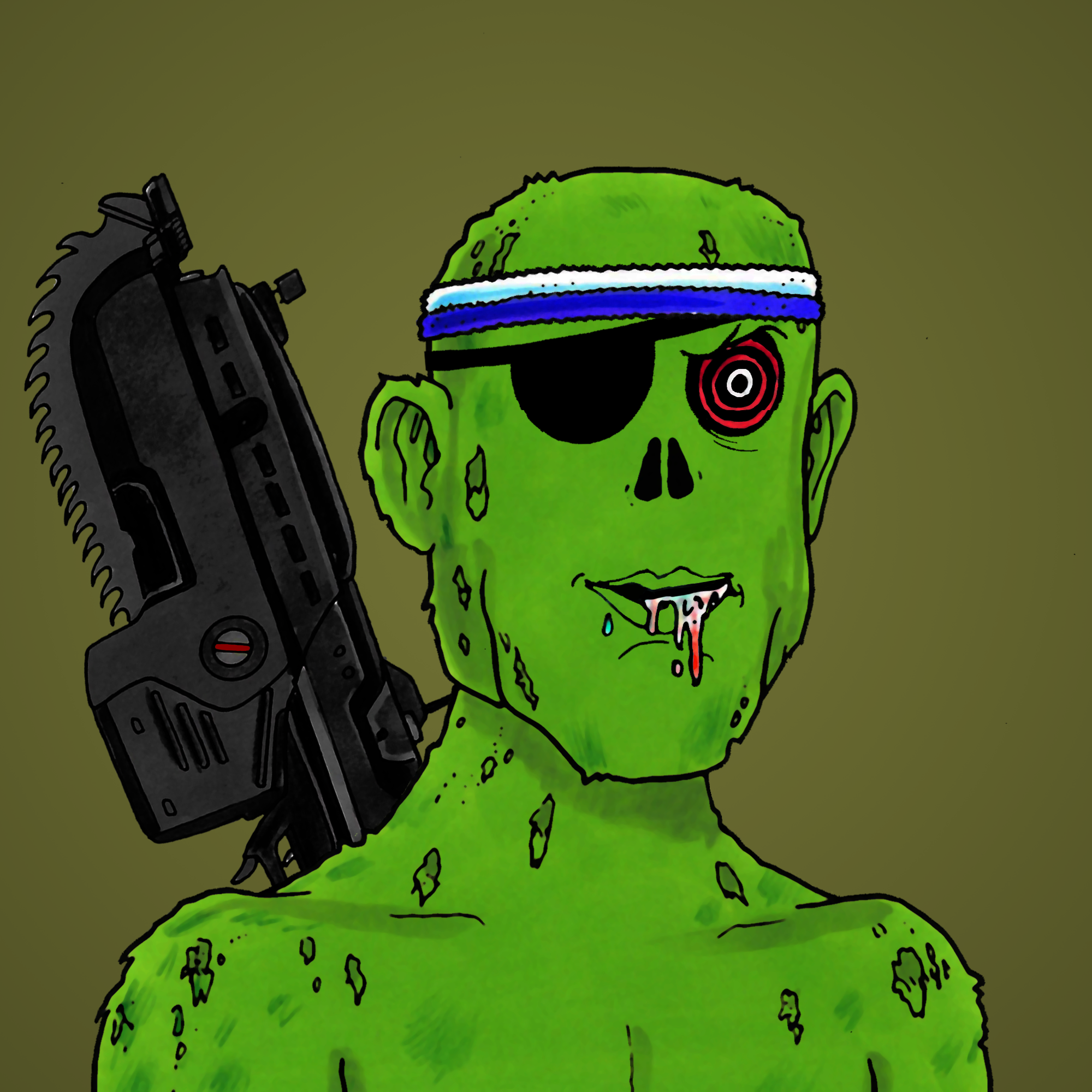 George Trosley - Jungle Freaks - Jungle Freak 6544 - NFT # 6544