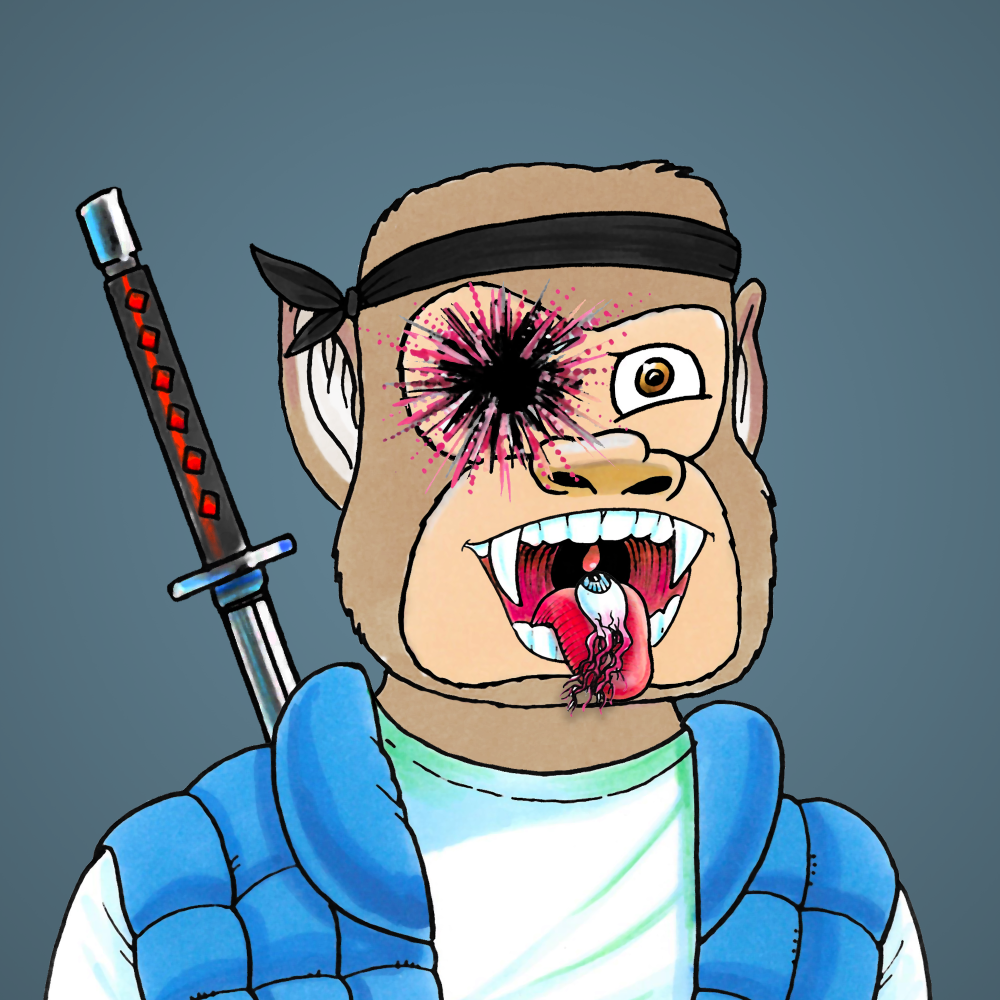 George Trosley - Jungle Freaks - Jungle Freak 6548 - NFT # 6548