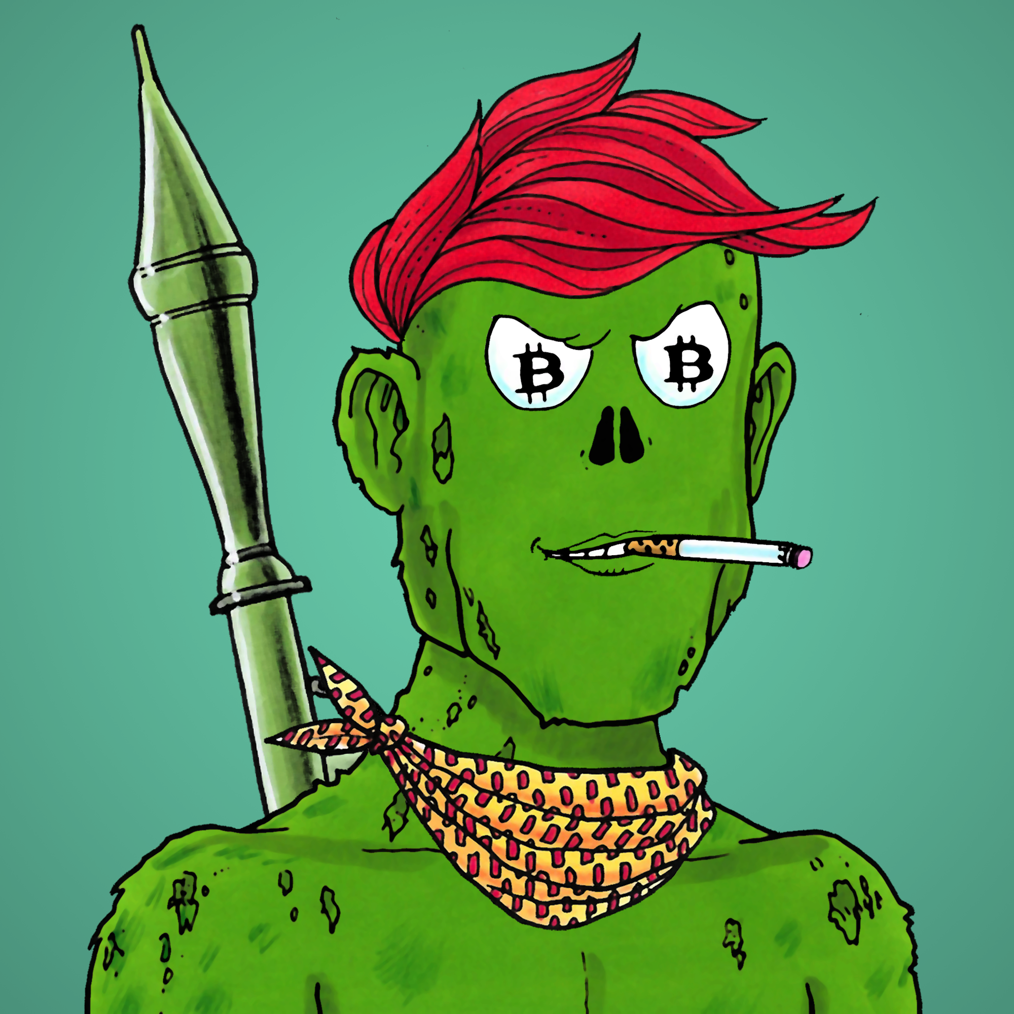 George Trosley - Jungle Freaks - Jungle Freak 6549 - NFT # 6549