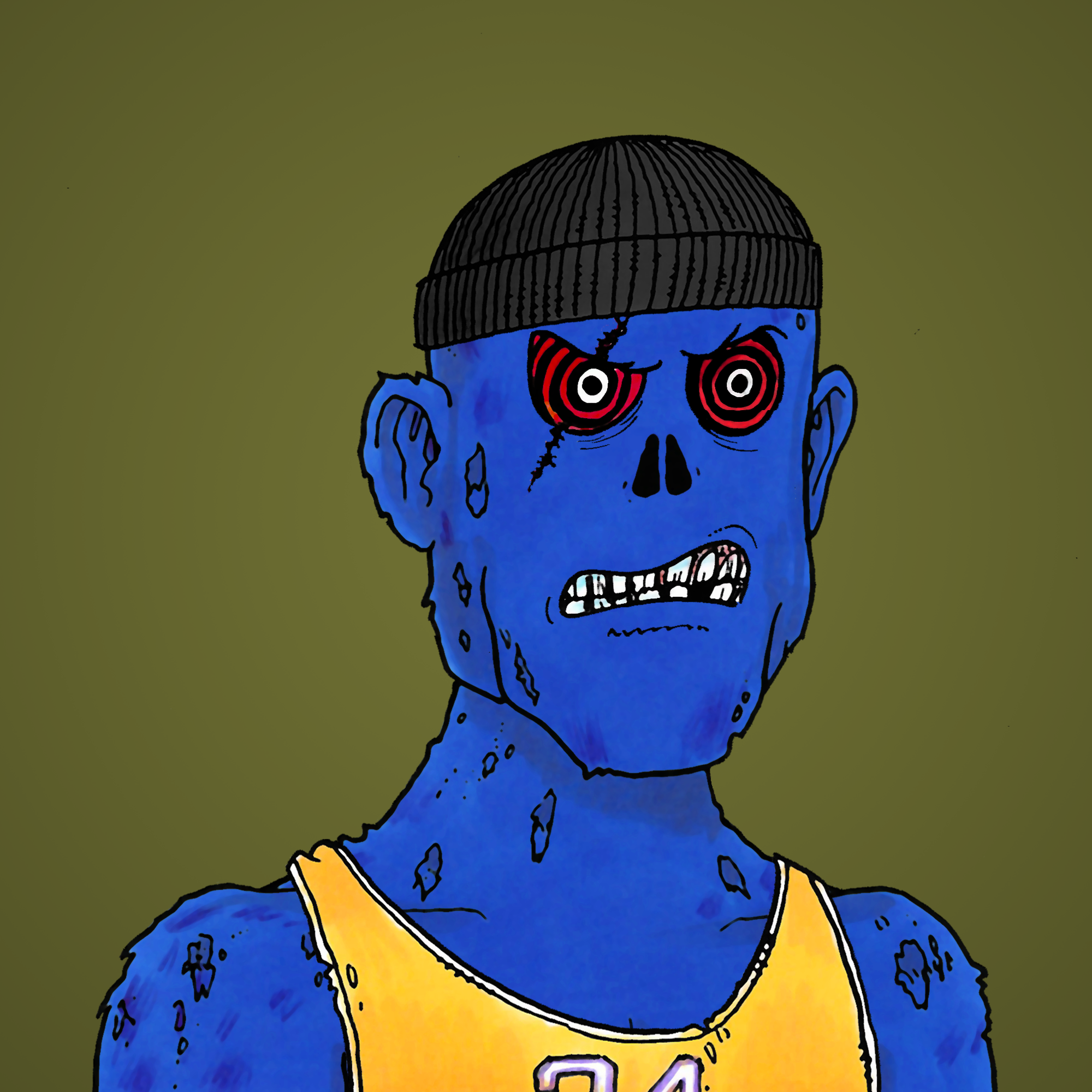 George Trosley - Jungle Freaks - Jungle Freak 6555 - NFT # 6555