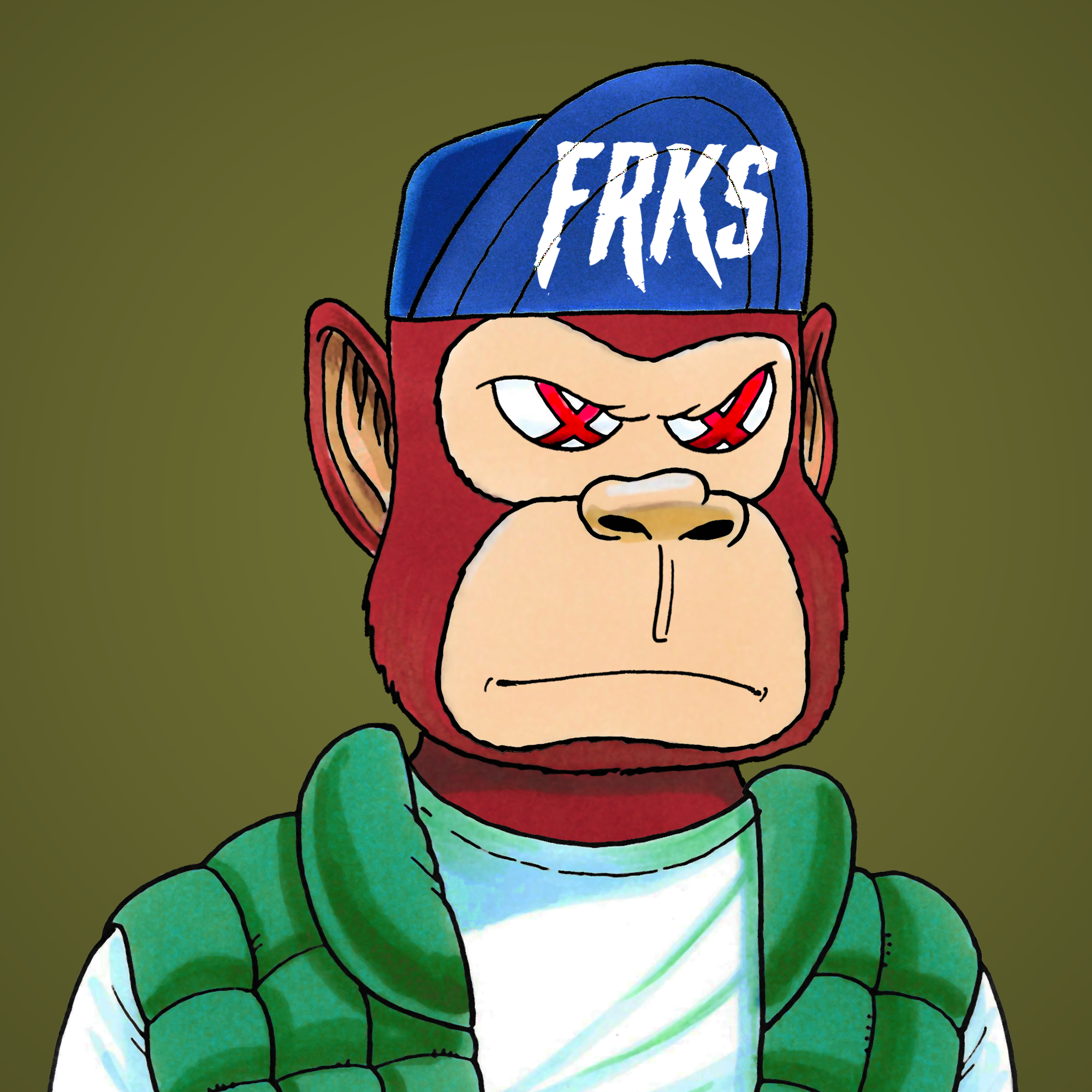 George Trosley - Jungle Freaks - Jungle Freak 656 - NFT # 656