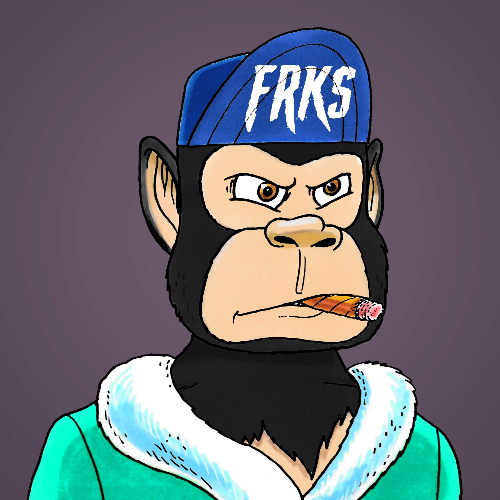 George Trosley - Jungle Freaks - Jungle Freak 6566 - NFT # 6566