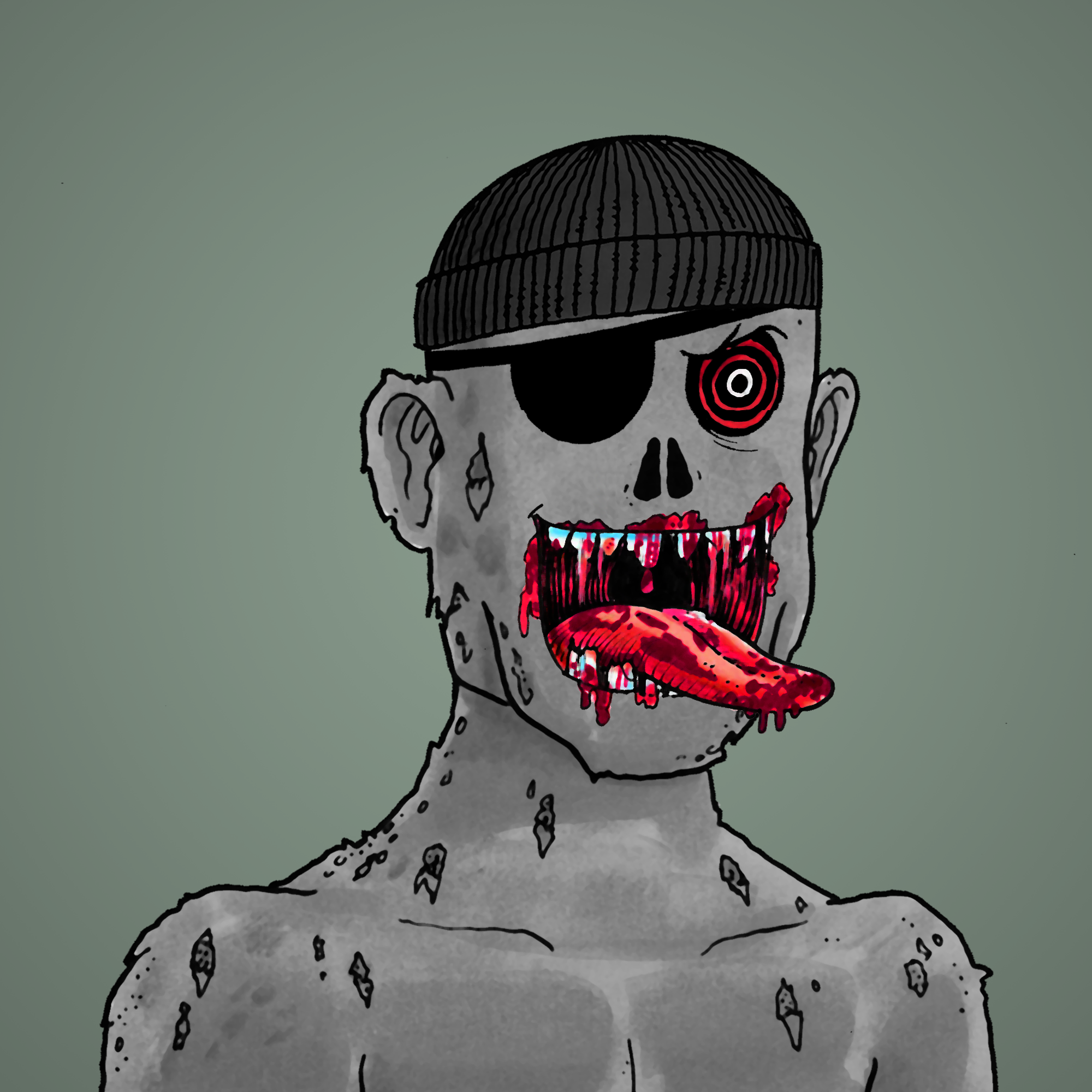 George Trosley - Jungle Freaks - Jungle Freak 6570 - NFT # 6570