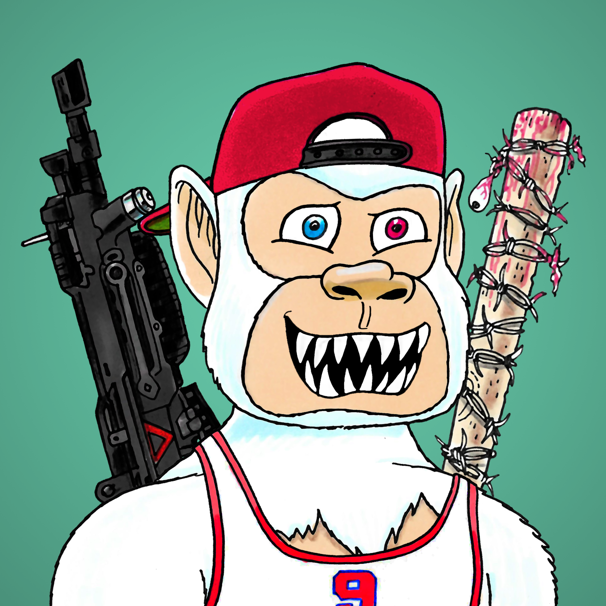 George Trosley - Jungle Freaks - Jungle Freak 6577 - NFT # 6577