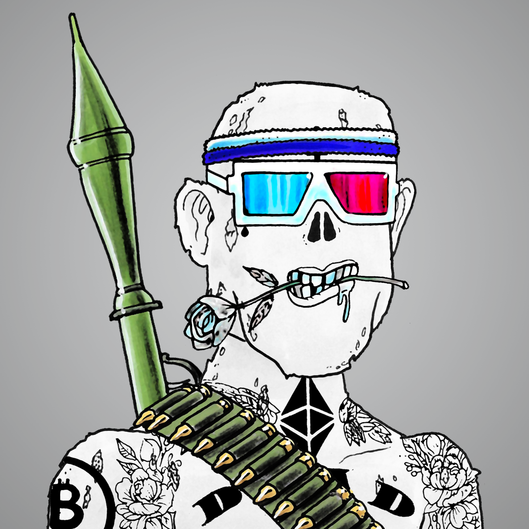 George Trosley - Jungle Freaks - Jungle Freak 6580 - NFT # 6580