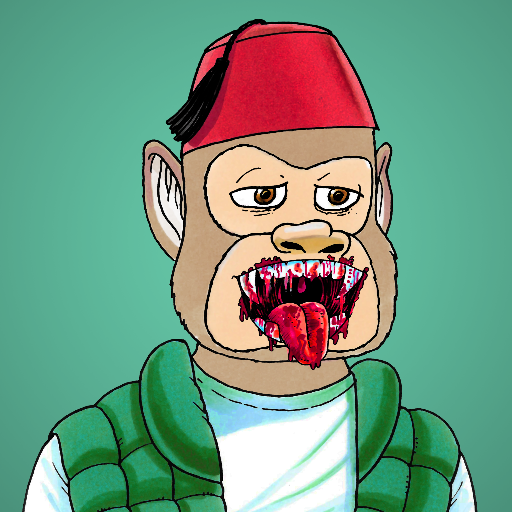 George Trosley - Jungle Freaks - Jungle Freak 6582 - NFT # 6582