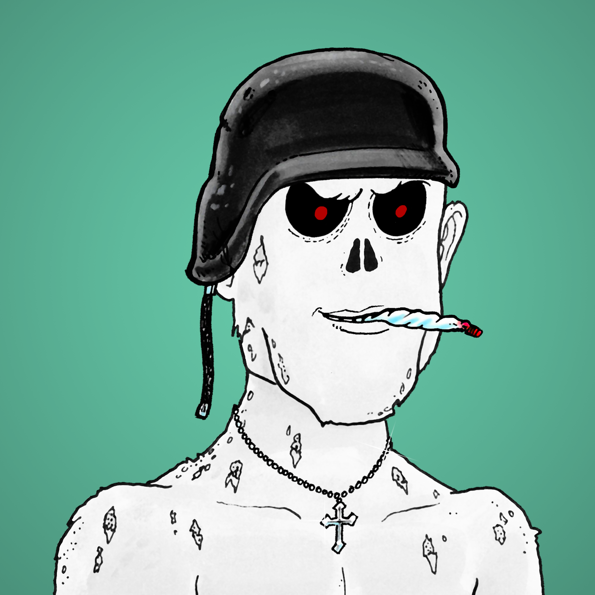 George Trosley - Jungle Freaks - Jungle Freak 6583 - NFT # 6583