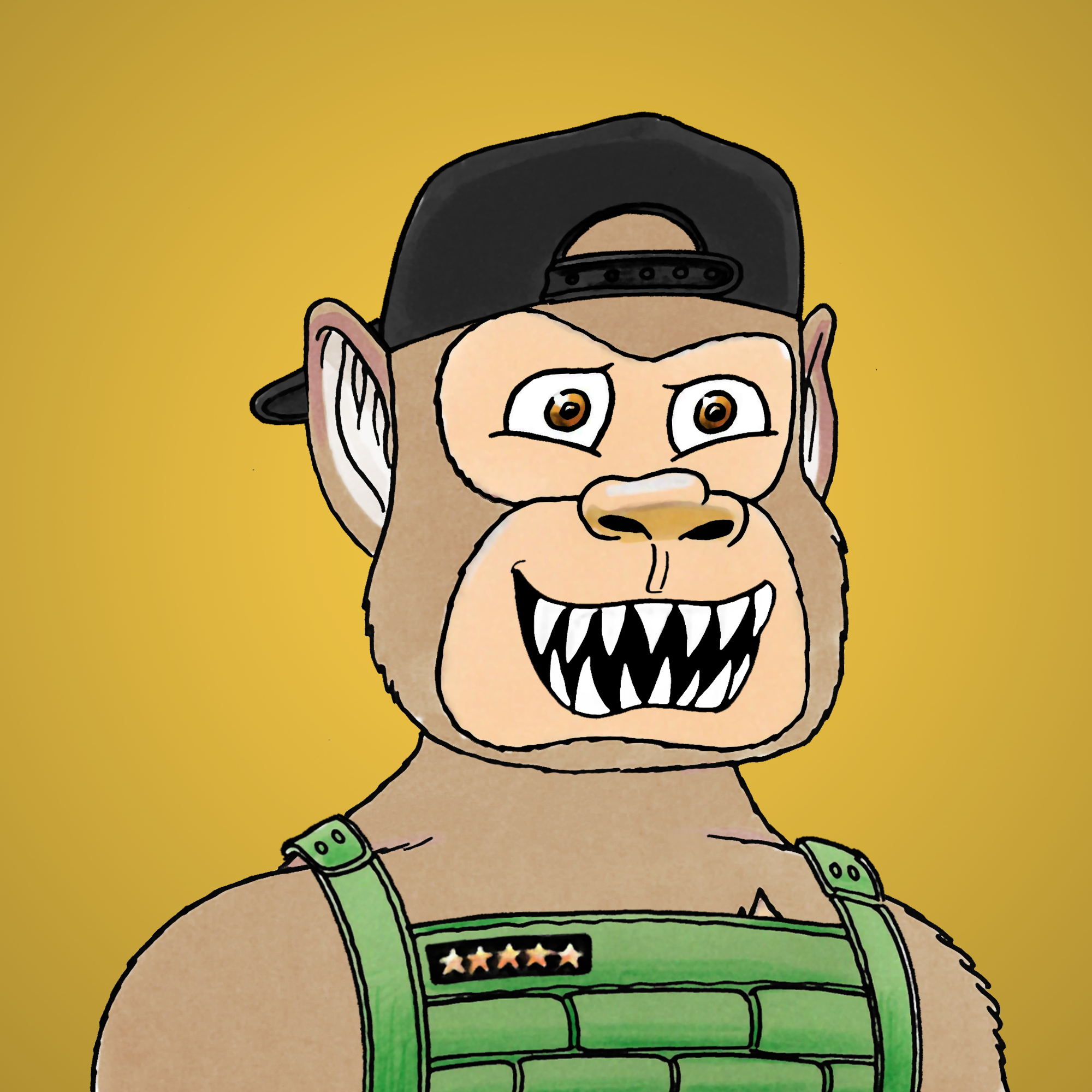 George Trosley - Jungle Freaks - Jungle Freak 6584 - NFT # 6584