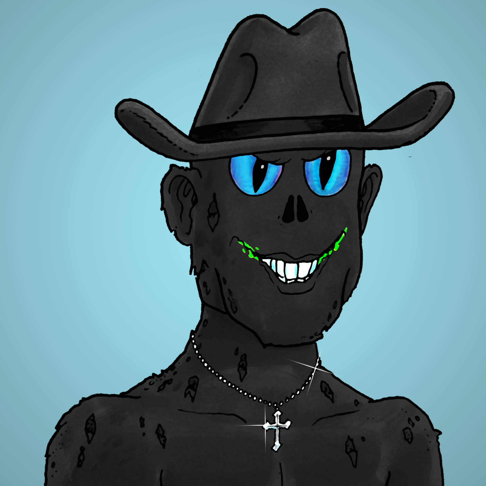 George Trosley - Jungle Freaks - Jungle Freak 6586 - NFT # 6586