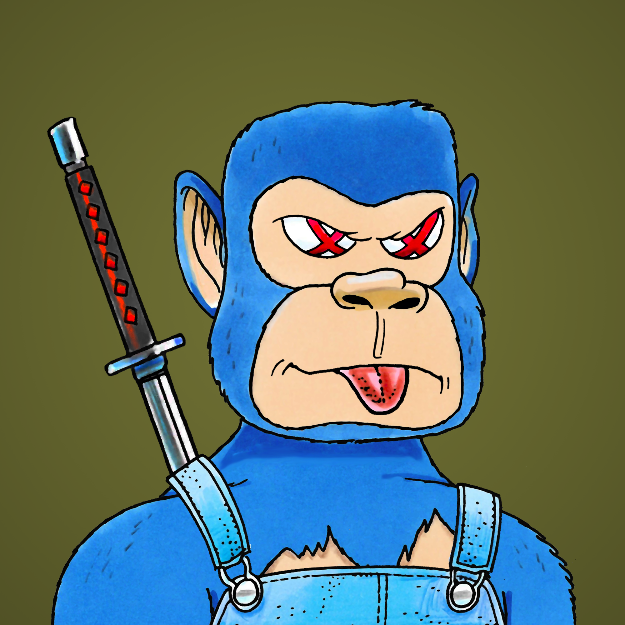 George Trosley - Jungle Freaks - Jungle Freak 659 - NFT # 659