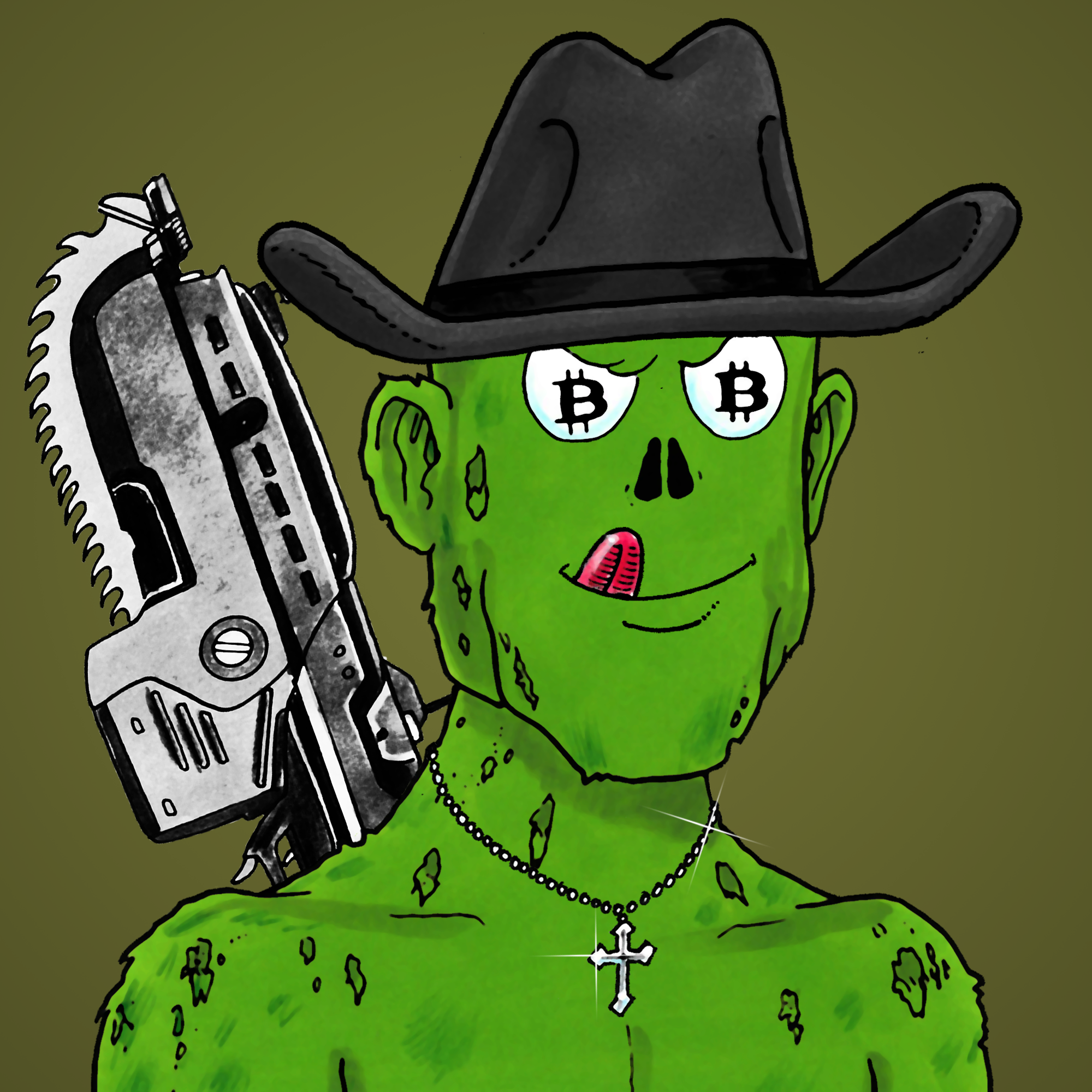 George Trosley - Jungle Freaks - Jungle Freak 6596 - NFT # 6596