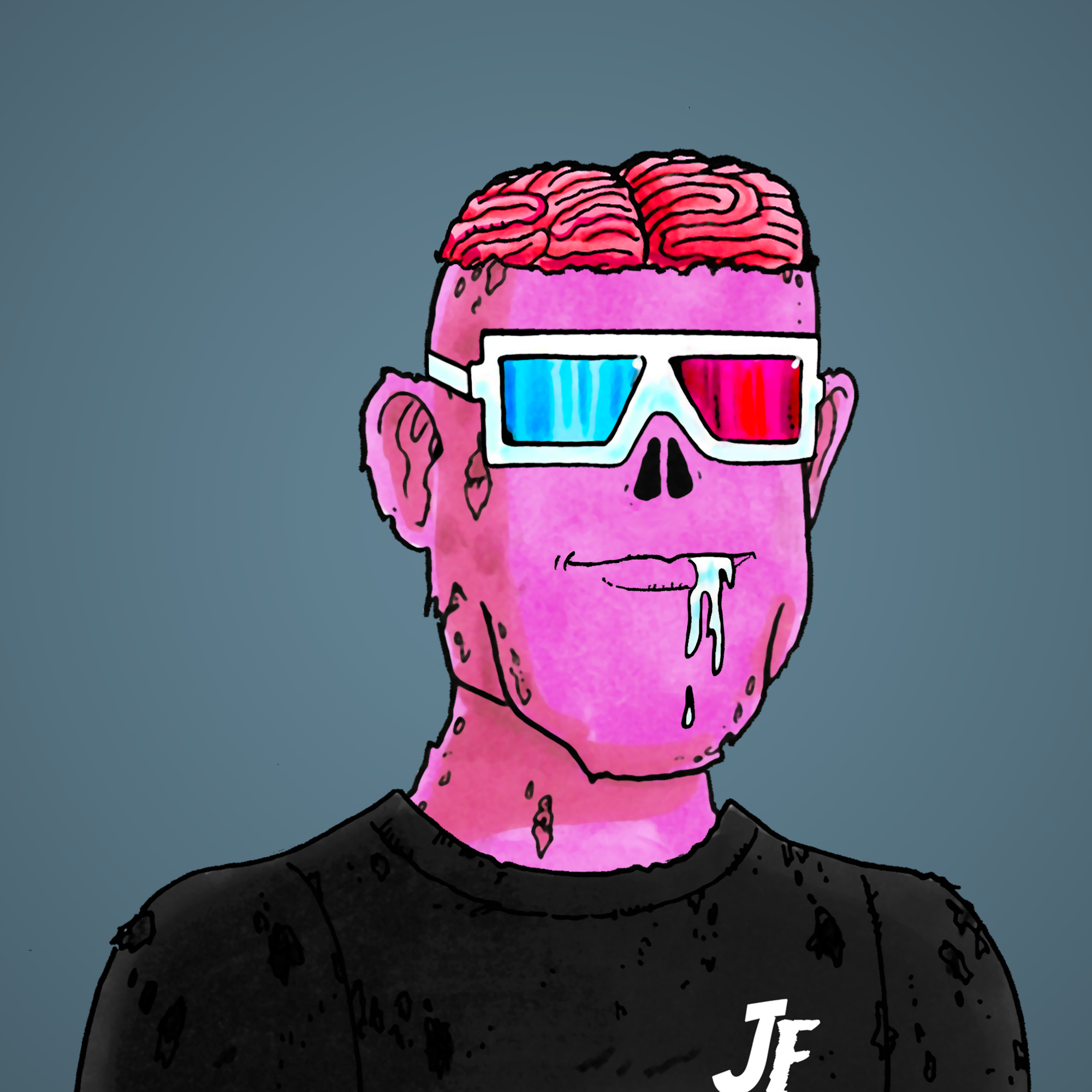 George Trosley - Jungle Freaks - Jungle Freak 6597 - NFT # 6597