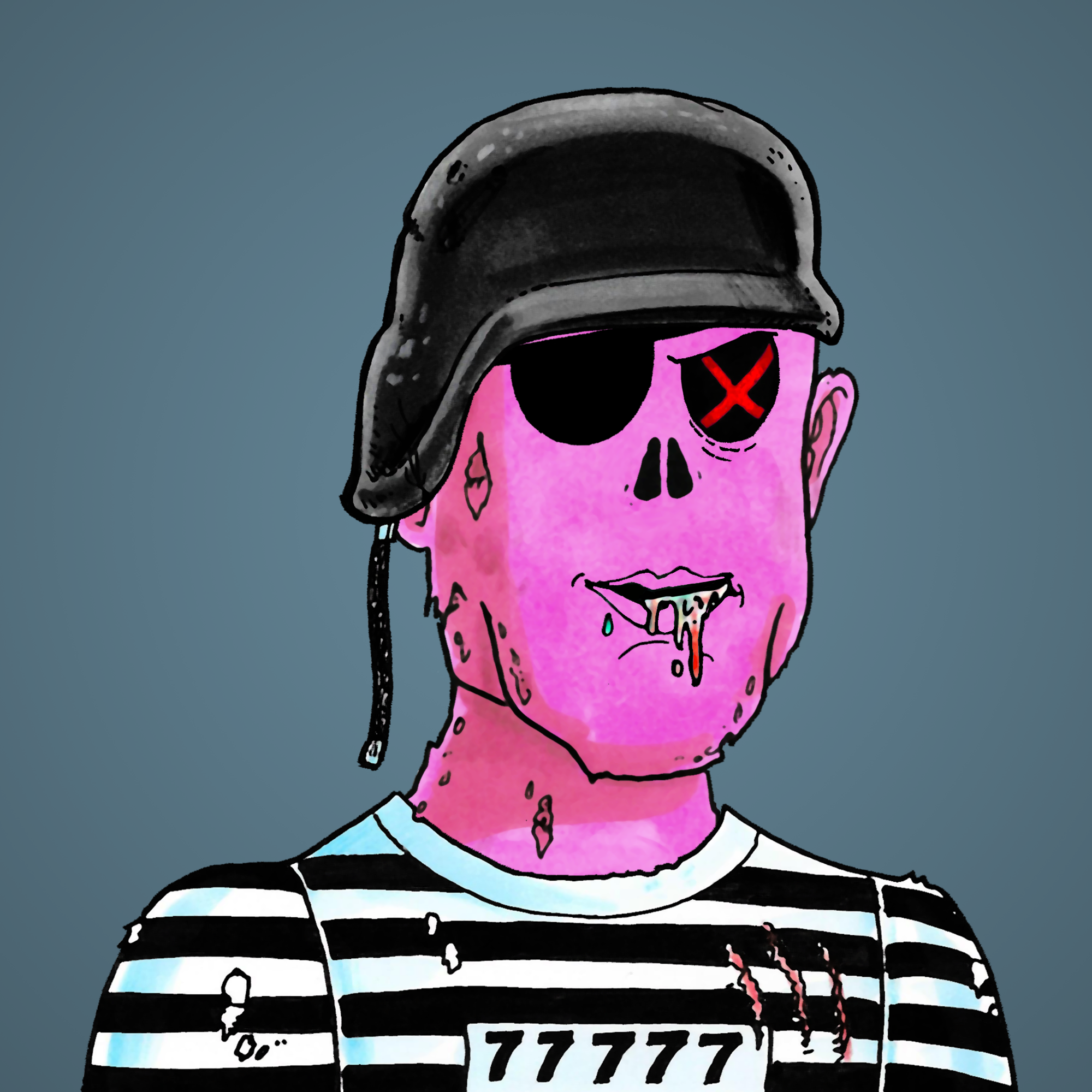 George Trosley - Jungle Freaks - Jungle Freak 6598 - NFT # 6598