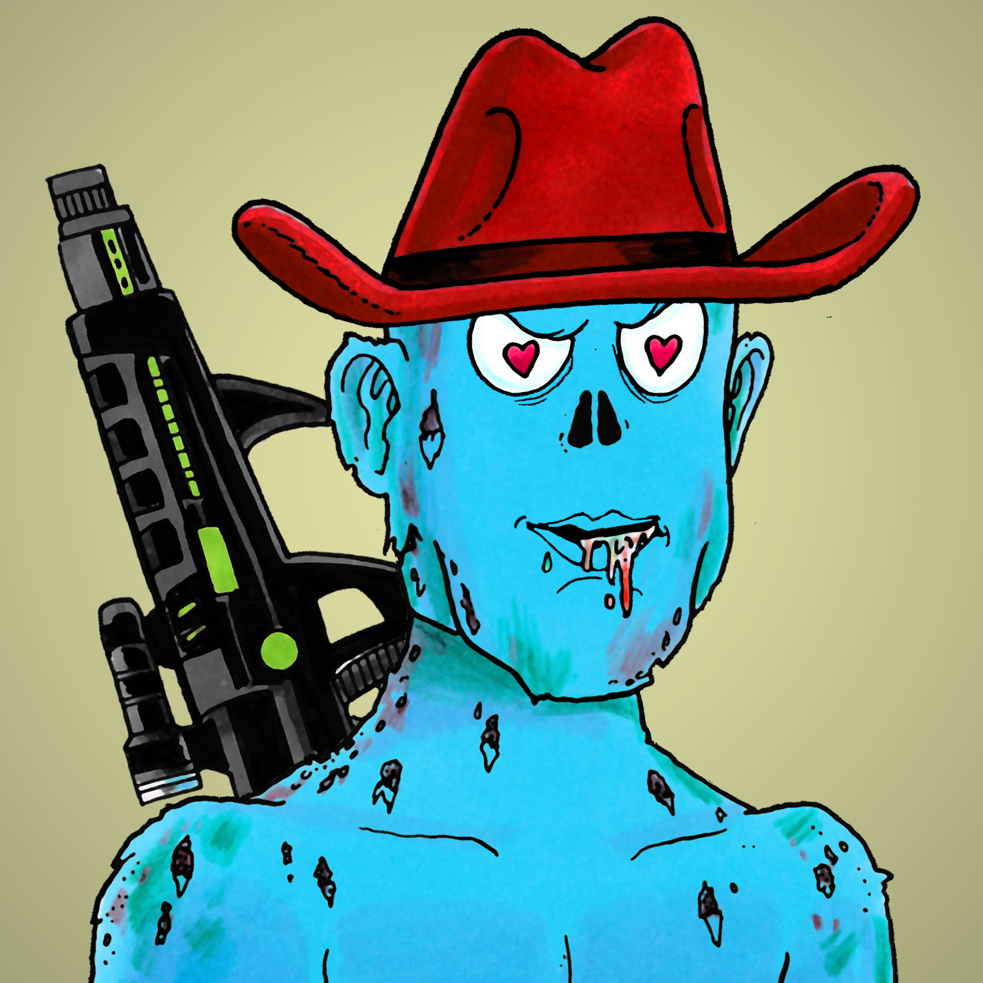 George Trosley - Jungle Freaks - Jungle Freak 66 - NFT # 66