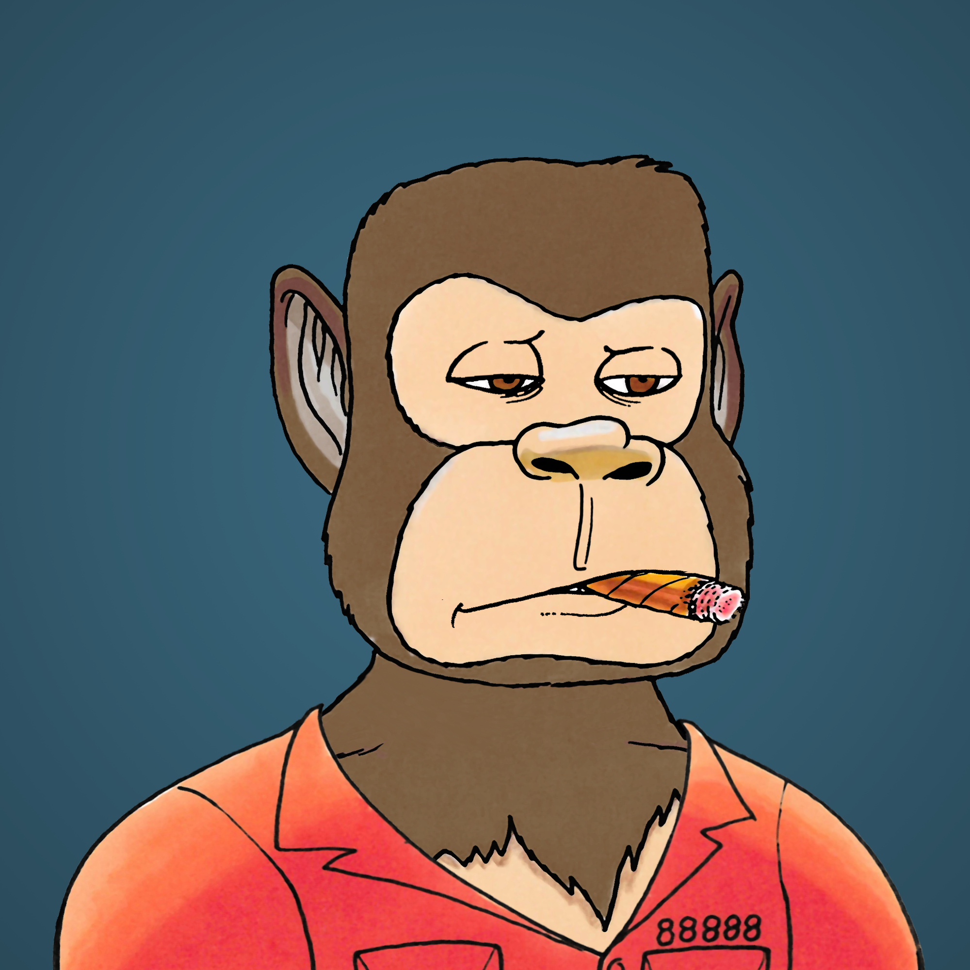 George Trosley - Jungle Freaks - Jungle Freak 6604 - NFT # 6604