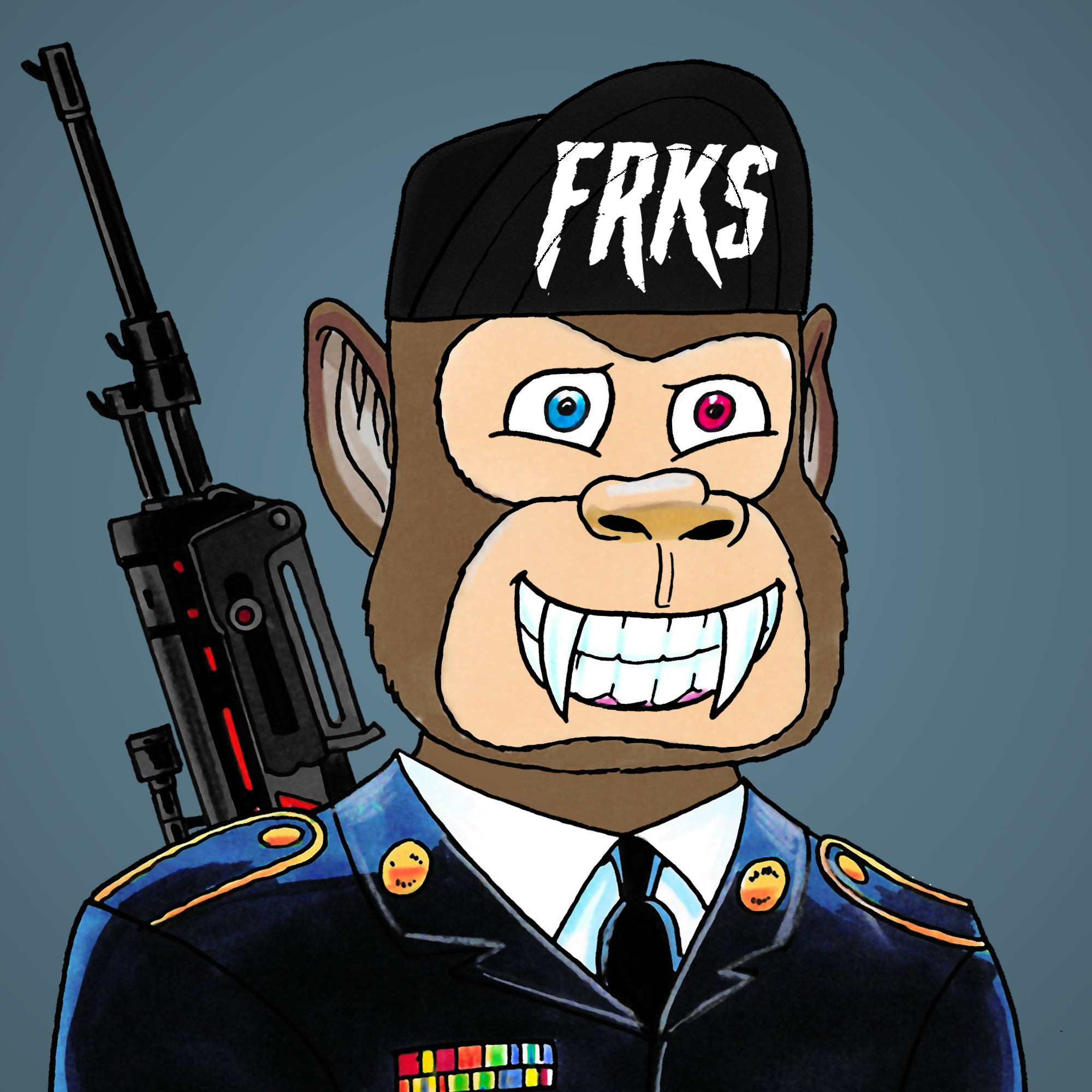 George Trosley - Jungle Freaks - Jungle Freak 6605 - NFT # 6605