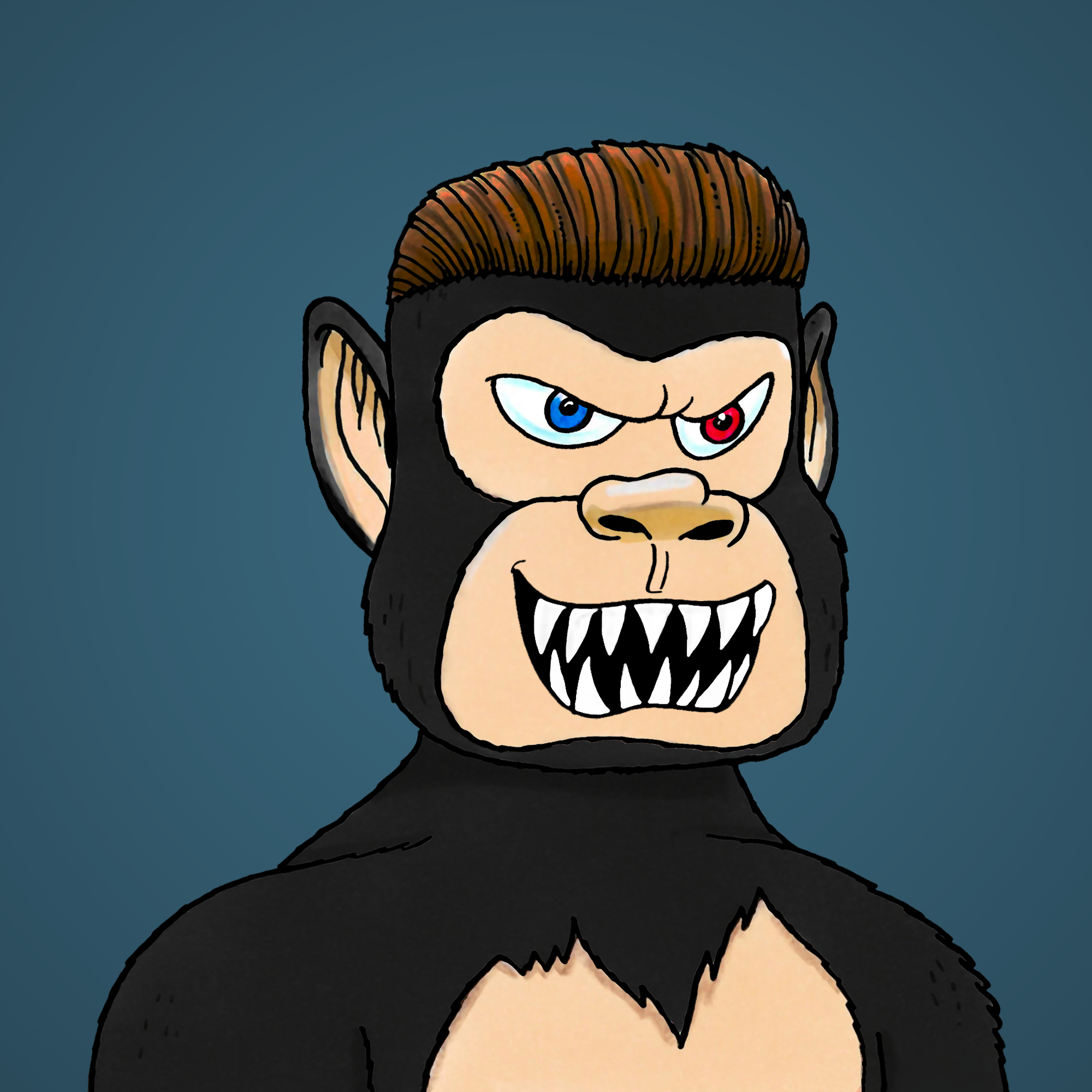 George Trosley - Jungle Freaks - Jungle Freak 6607 - NFT # 6607