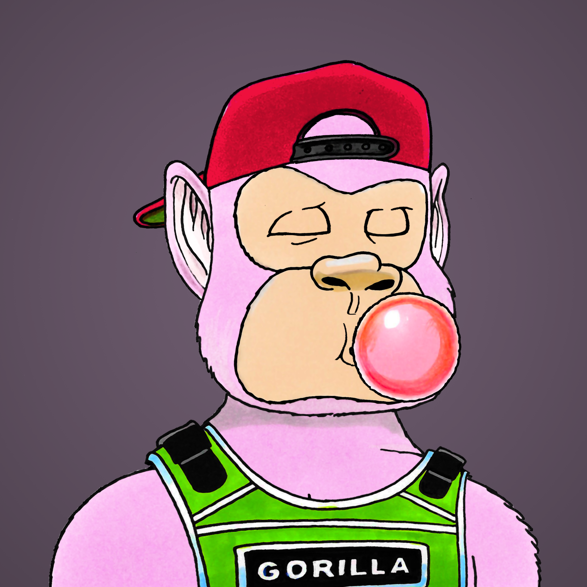 George Trosley - Jungle Freaks - Jungle Freak 6617 - NFT # 6617