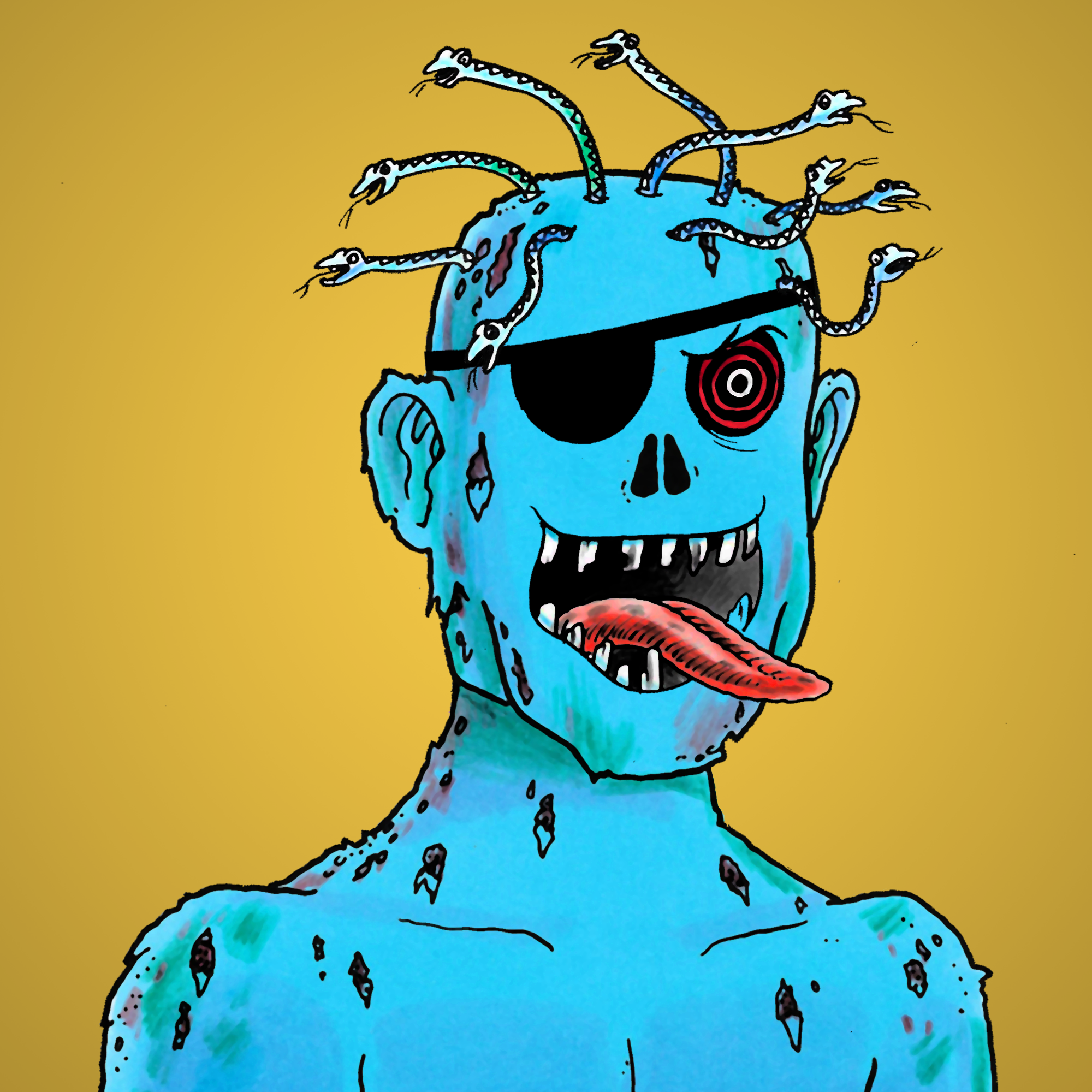 George Trosley - Jungle Freaks - Jungle Freak 6625 - NFT # 6625