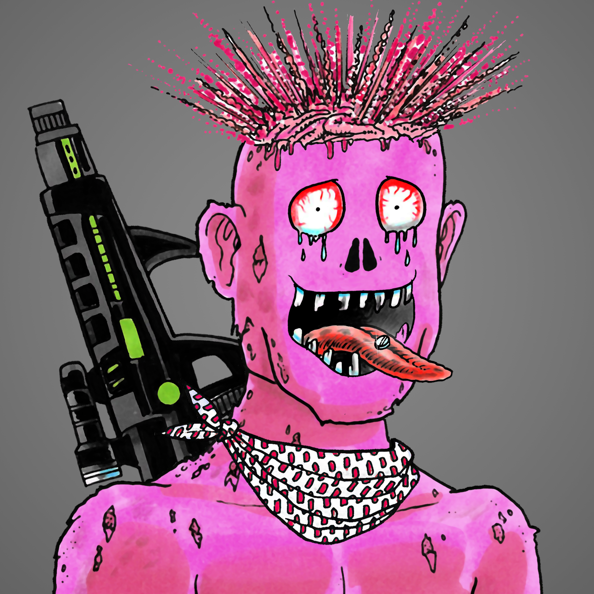 George Trosley - Jungle Freaks - Jungle Freak 6627 - NFT # 6627