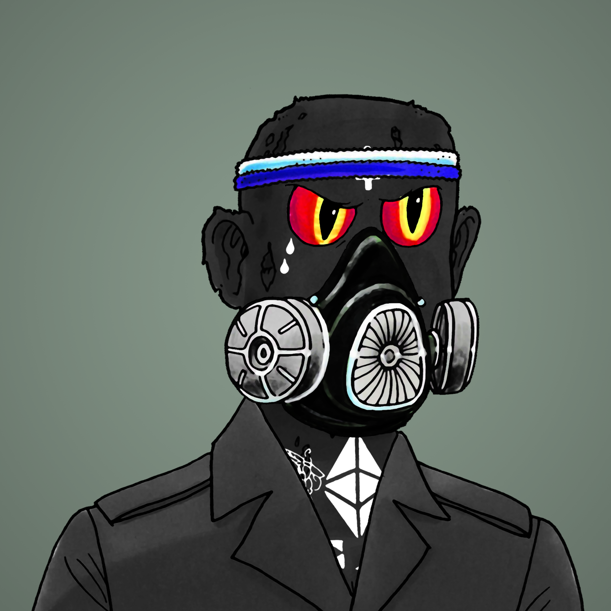 George Trosley - Jungle Freaks - Jungle Freak 6628 - NFT # 6628