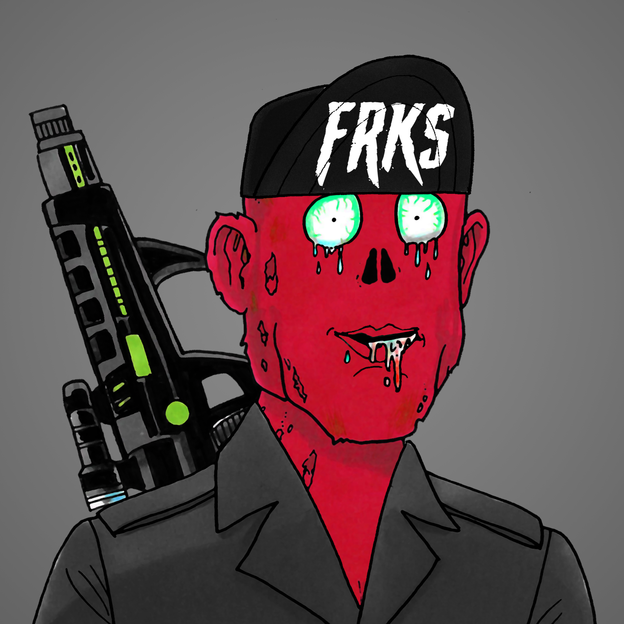 George Trosley - Jungle Freaks - Jungle Freak 6631 - NFT # 6631