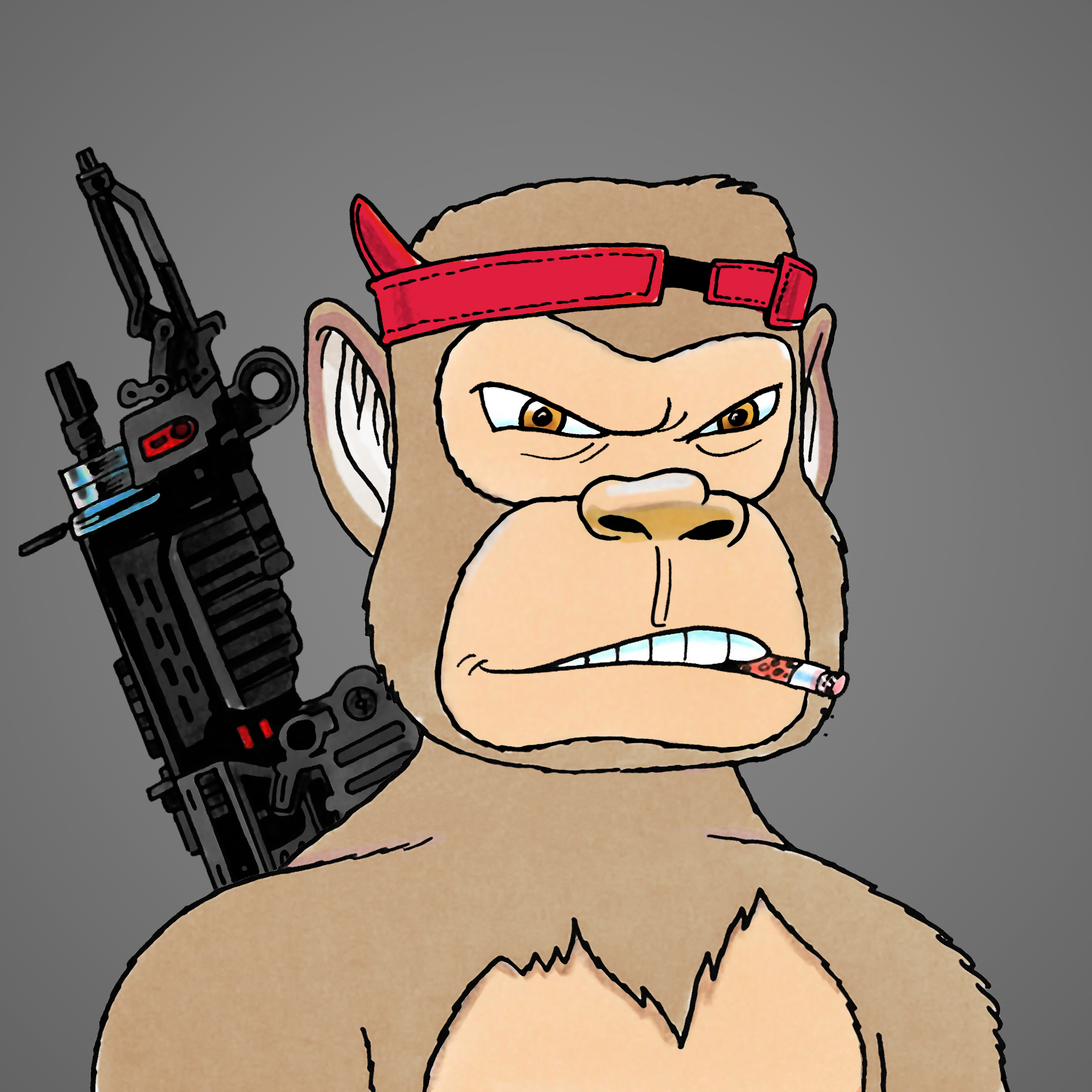 George Trosley - Jungle Freaks - Jungle Freak 6633 - NFT # 6633