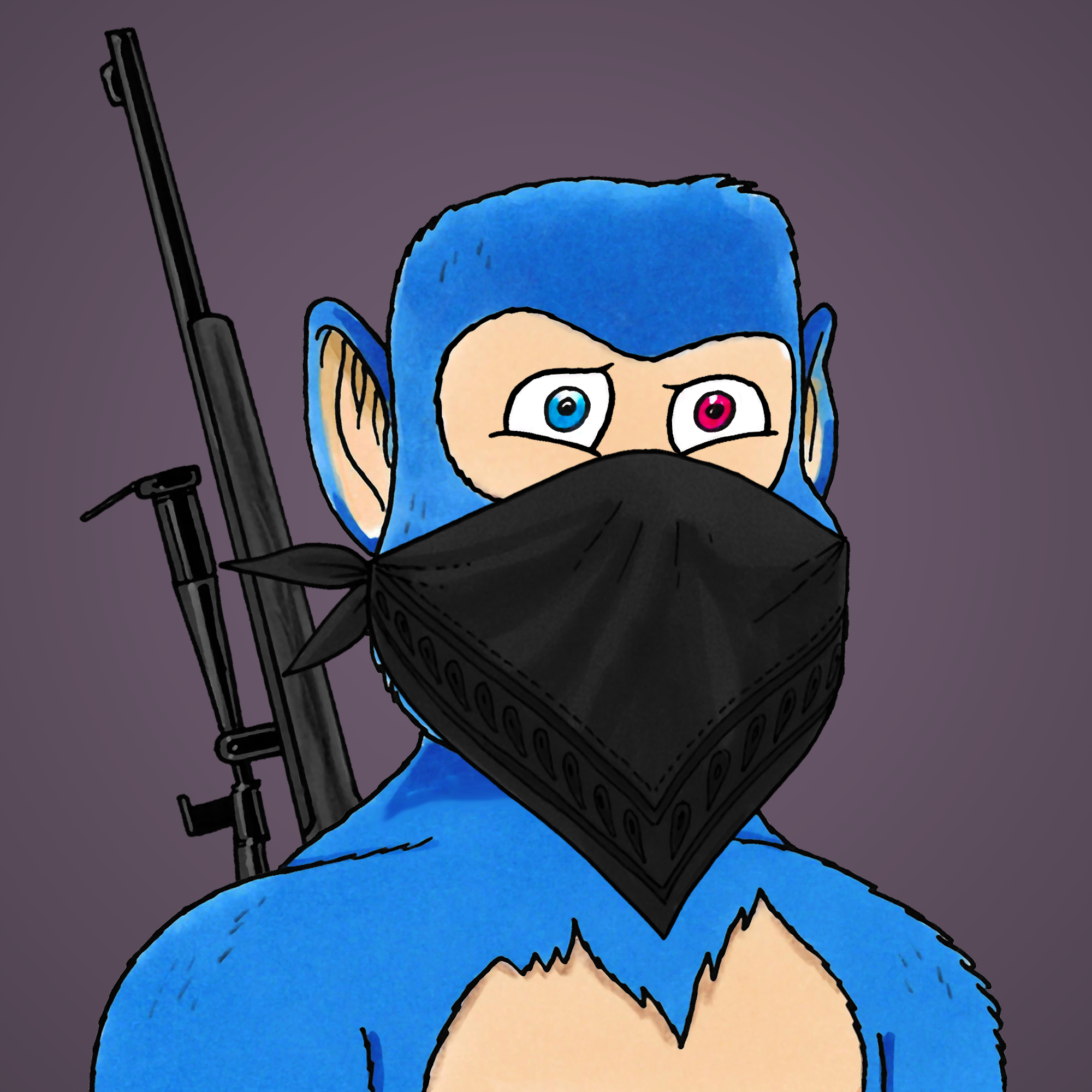 George Trosley - Jungle Freaks - Jungle Freak 6634 - NFT # 6634