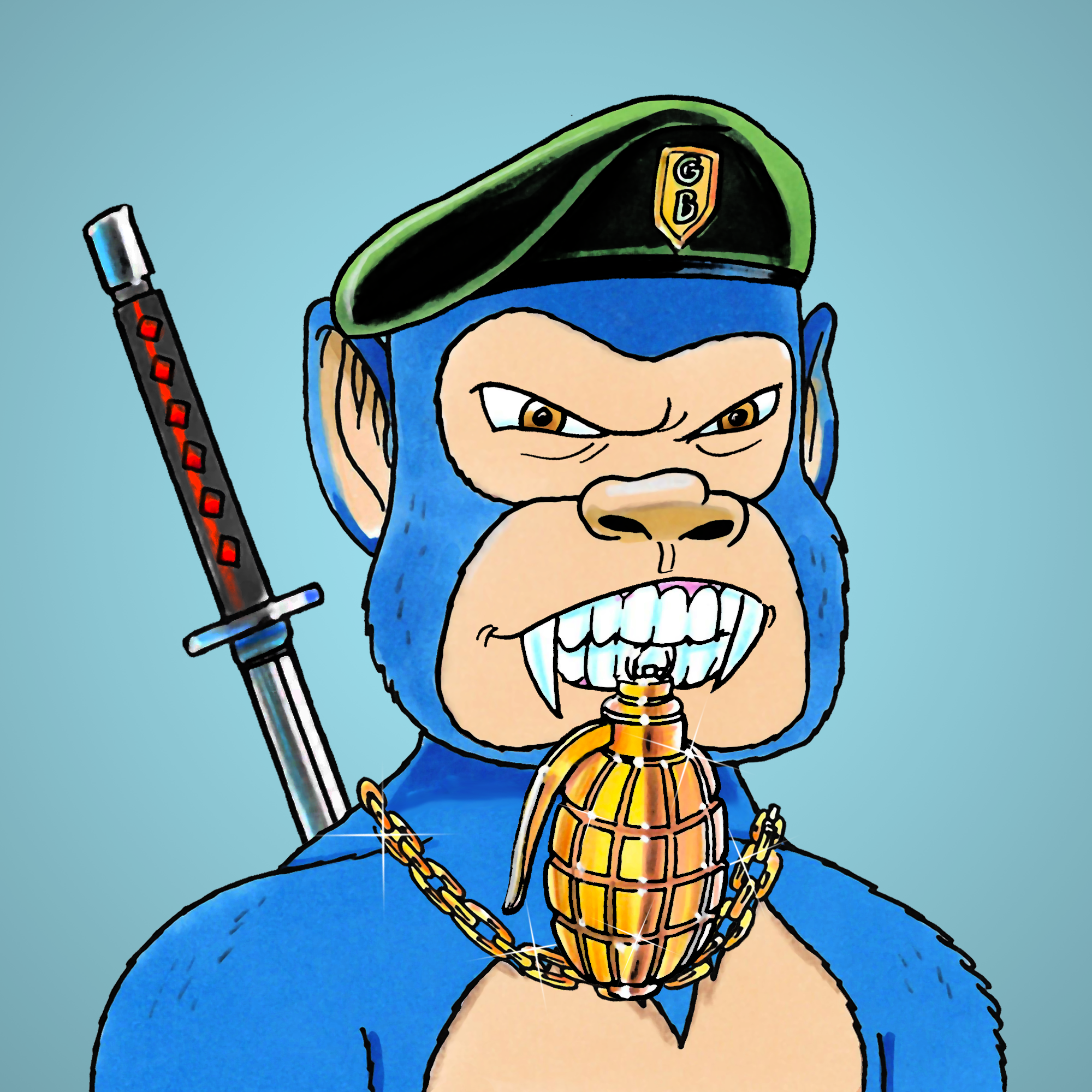 George Trosley - Jungle Freaks - Jungle Freak 664 - NFT # 664