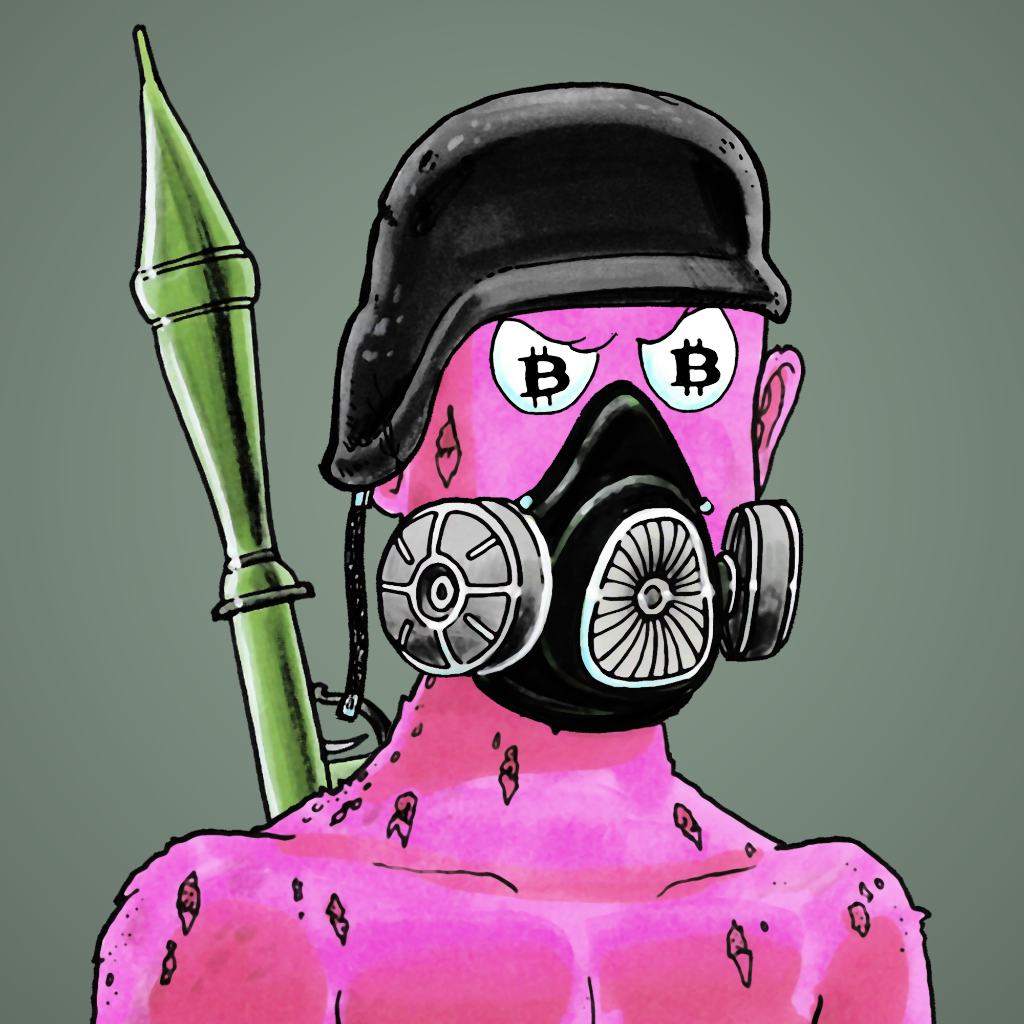 George Trosley - Jungle Freaks - Jungle Freak 6654 - NFT # 6654