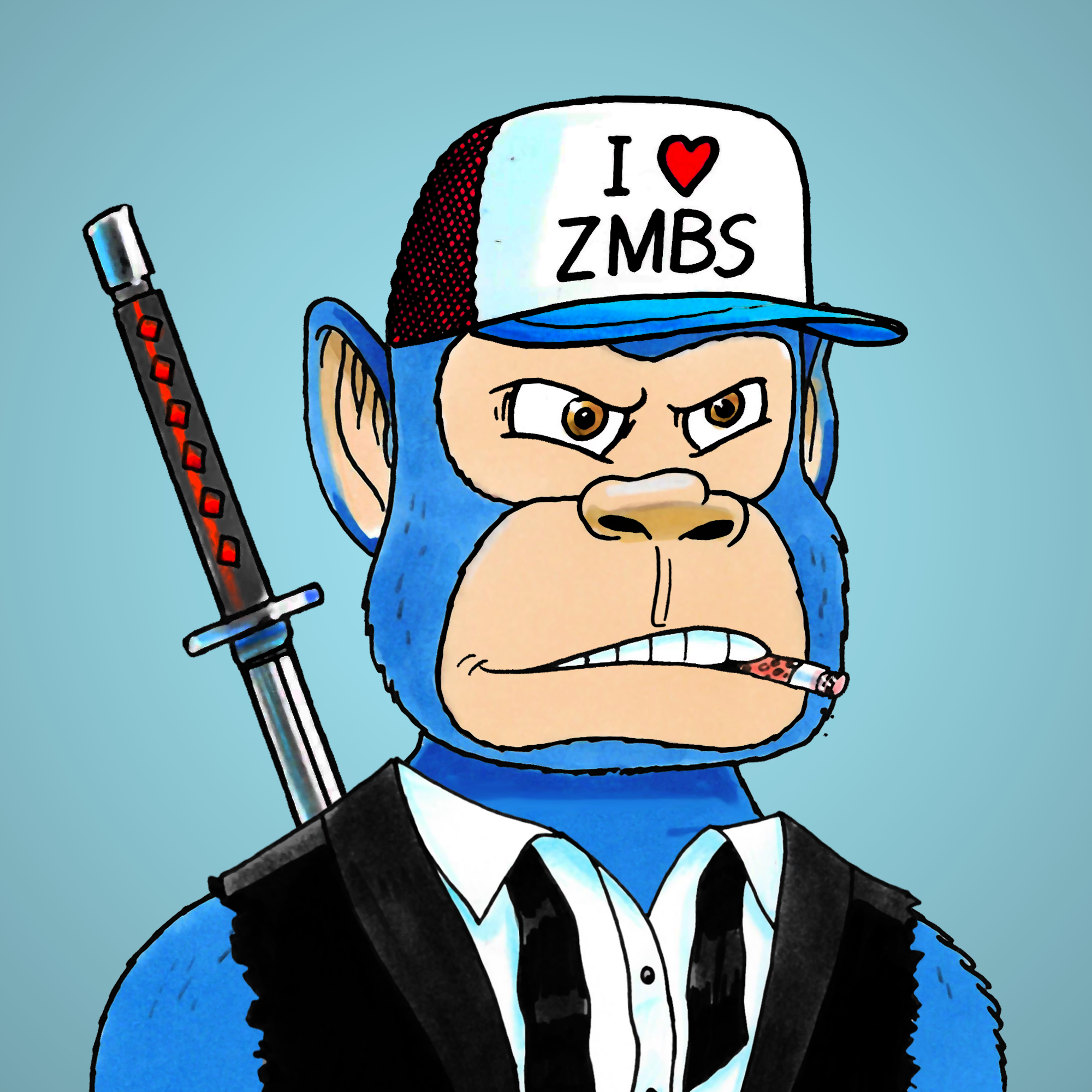 George Trosley - Jungle Freaks - Jungle Freak 6655 - NFT # 6655