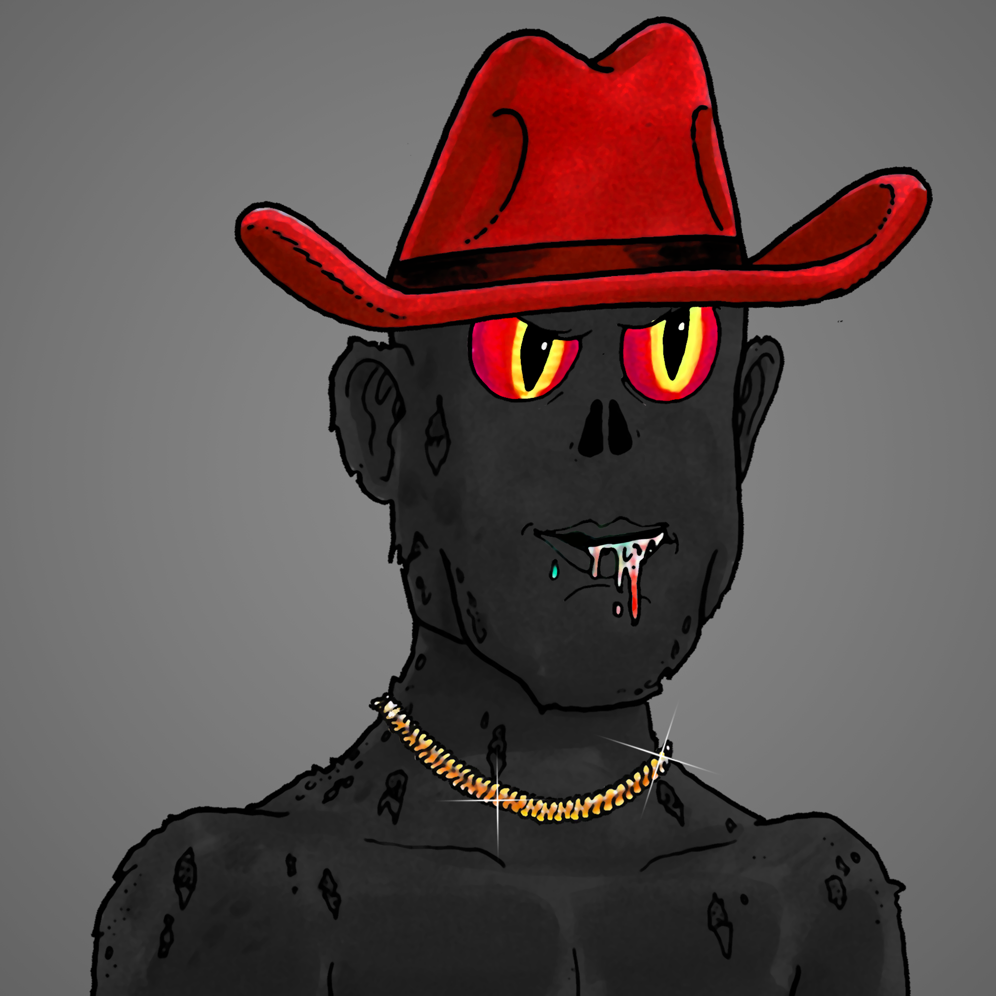 George Trosley - Jungle Freaks - Jungle Freak 6661 - NFT # 6661