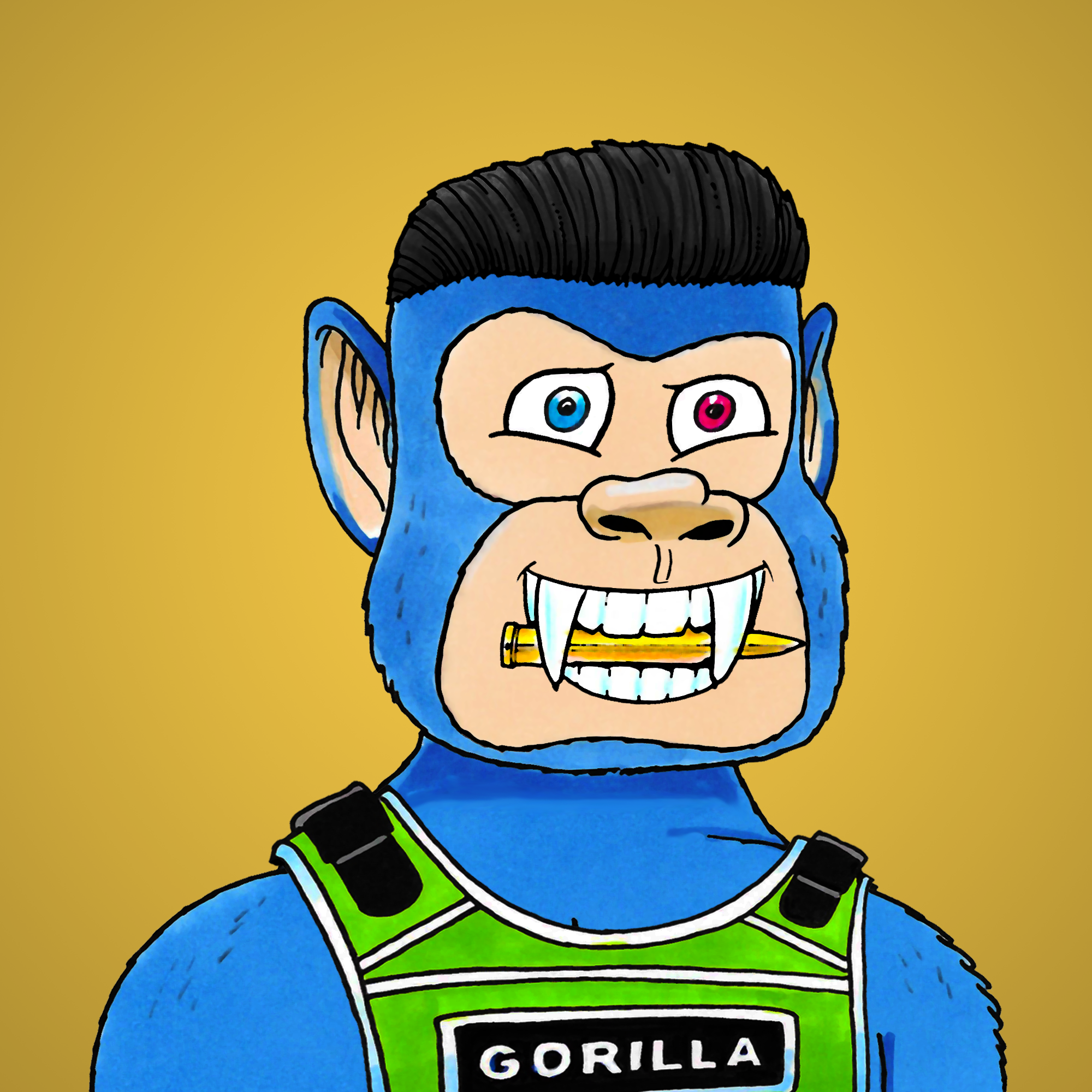 George Trosley - Jungle Freaks - Jungle Freak 6672 - NFT # 6672