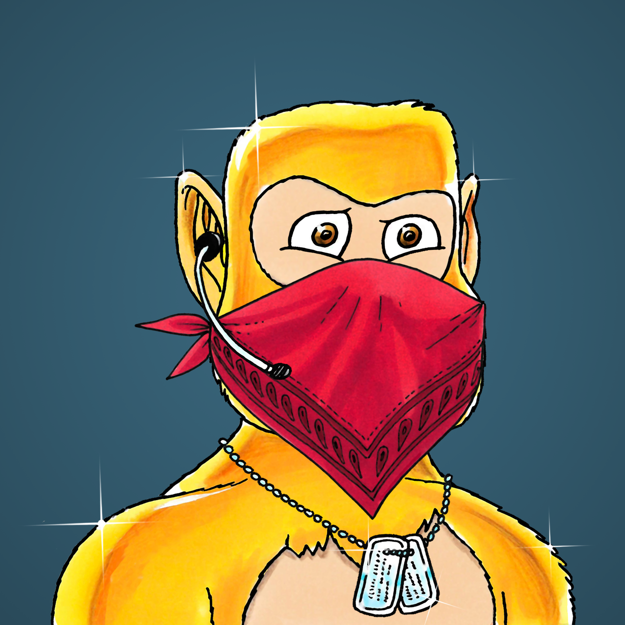 George Trosley - Jungle Freaks - Jungle Freak 6673 - NFT # 6673