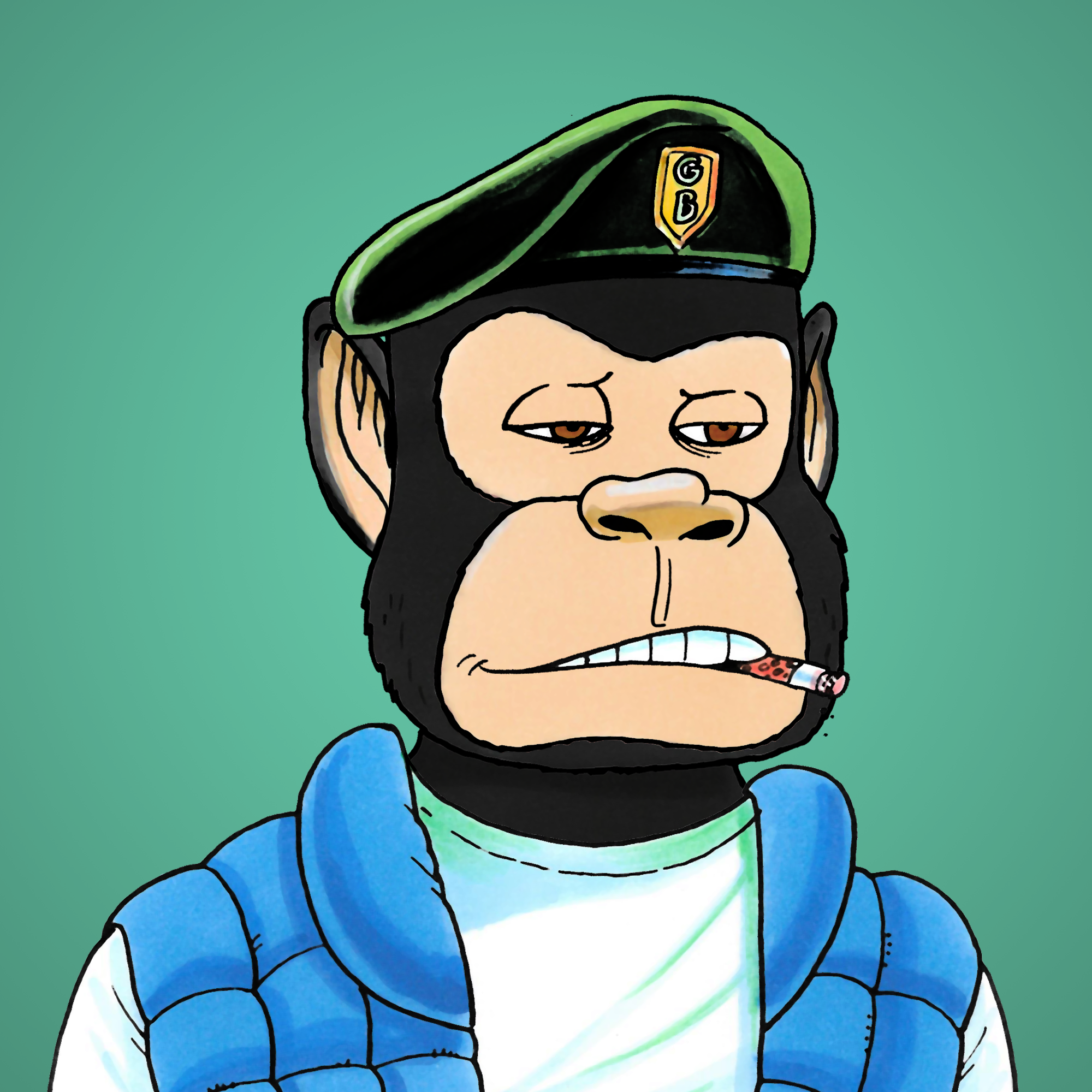 George Trosley - Jungle Freaks - Jungle Freak 6675 - NFT # 6675