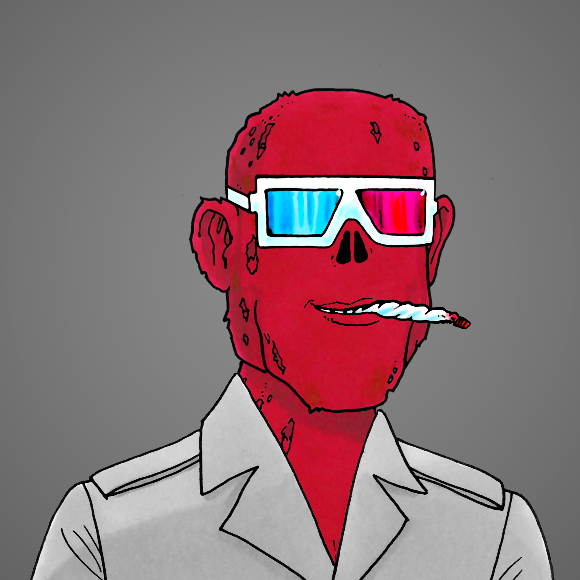 George Trosley - Jungle Freaks - Jungle Freak 6677 - NFT # 6677