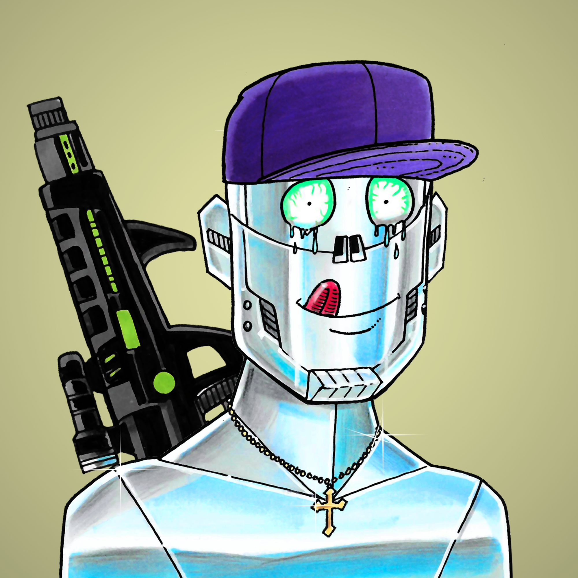 George Trosley - Jungle Freaks - Jungle Freak 668 - NFT # 668