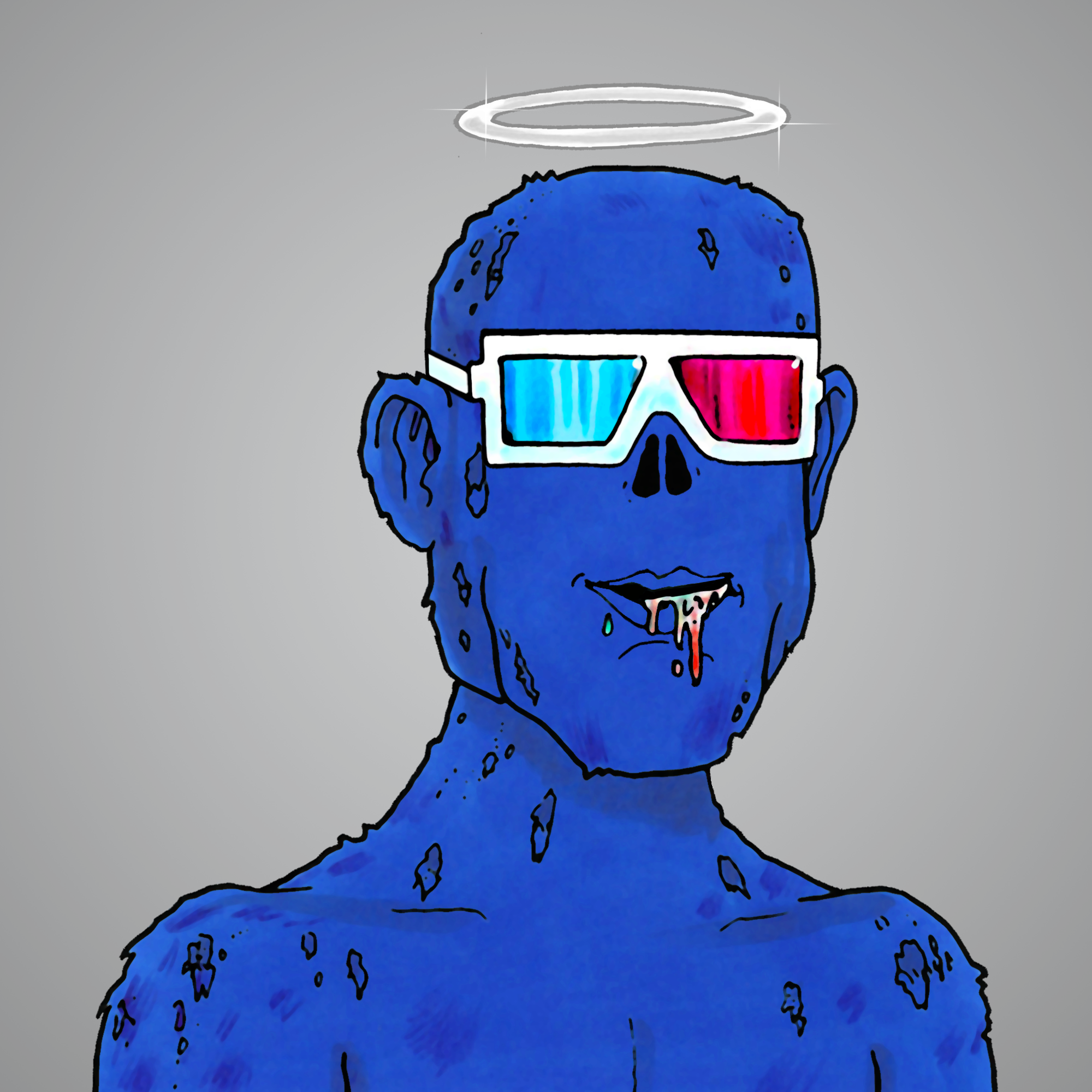 George Trosley - Jungle Freaks - Jungle Freak 6687 - NFT # 6687