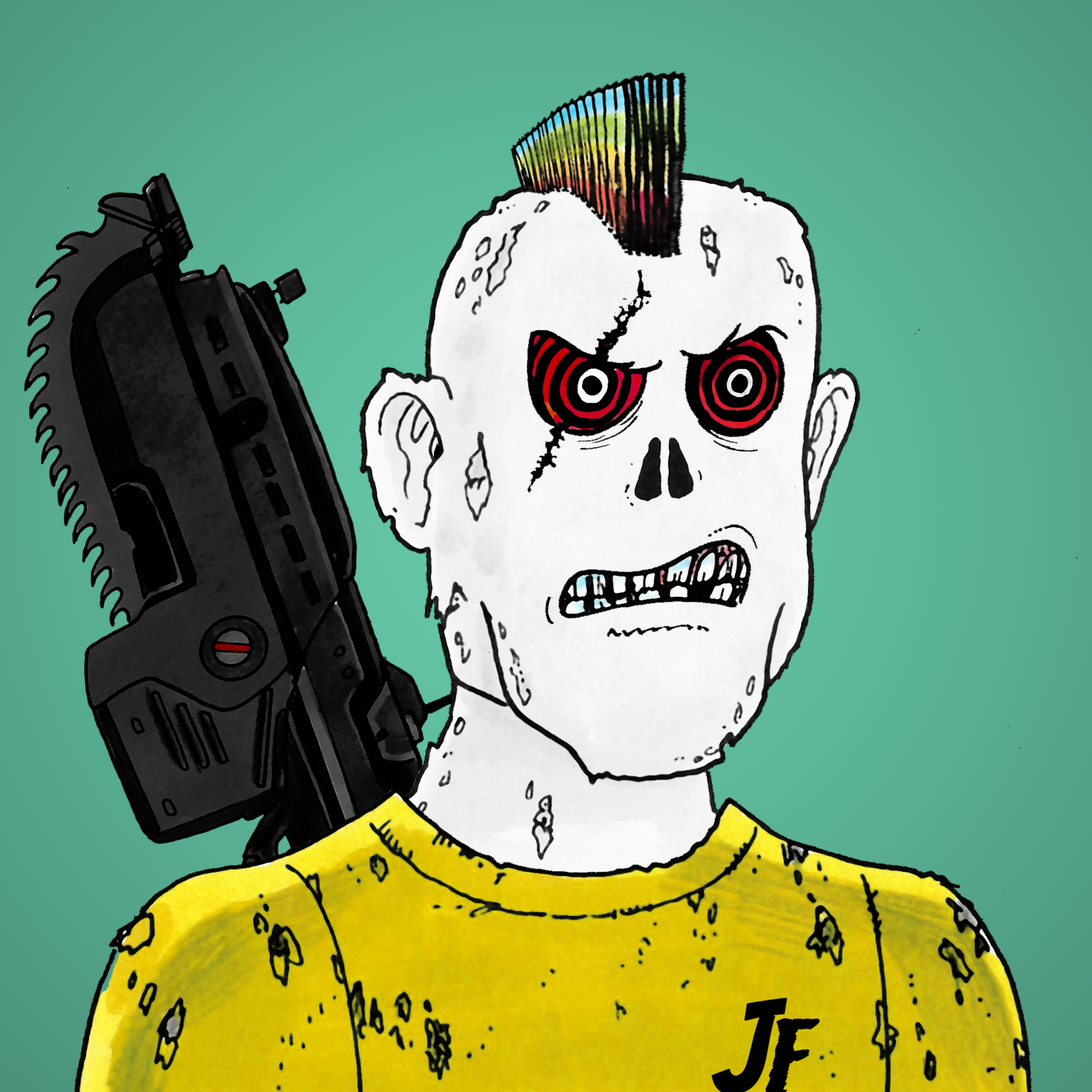 George Trosley - Jungle Freaks - Jungle Freak 6697 - NFT # 6697