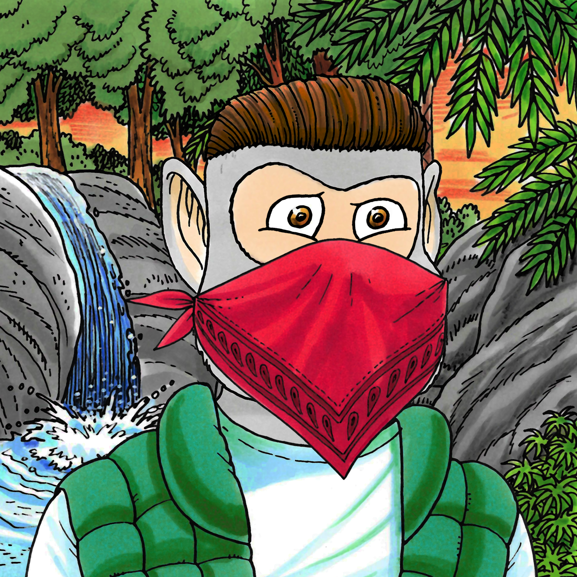 George Trosley - Jungle Freaks - Jungle Freak 6698 - NFT # 6698