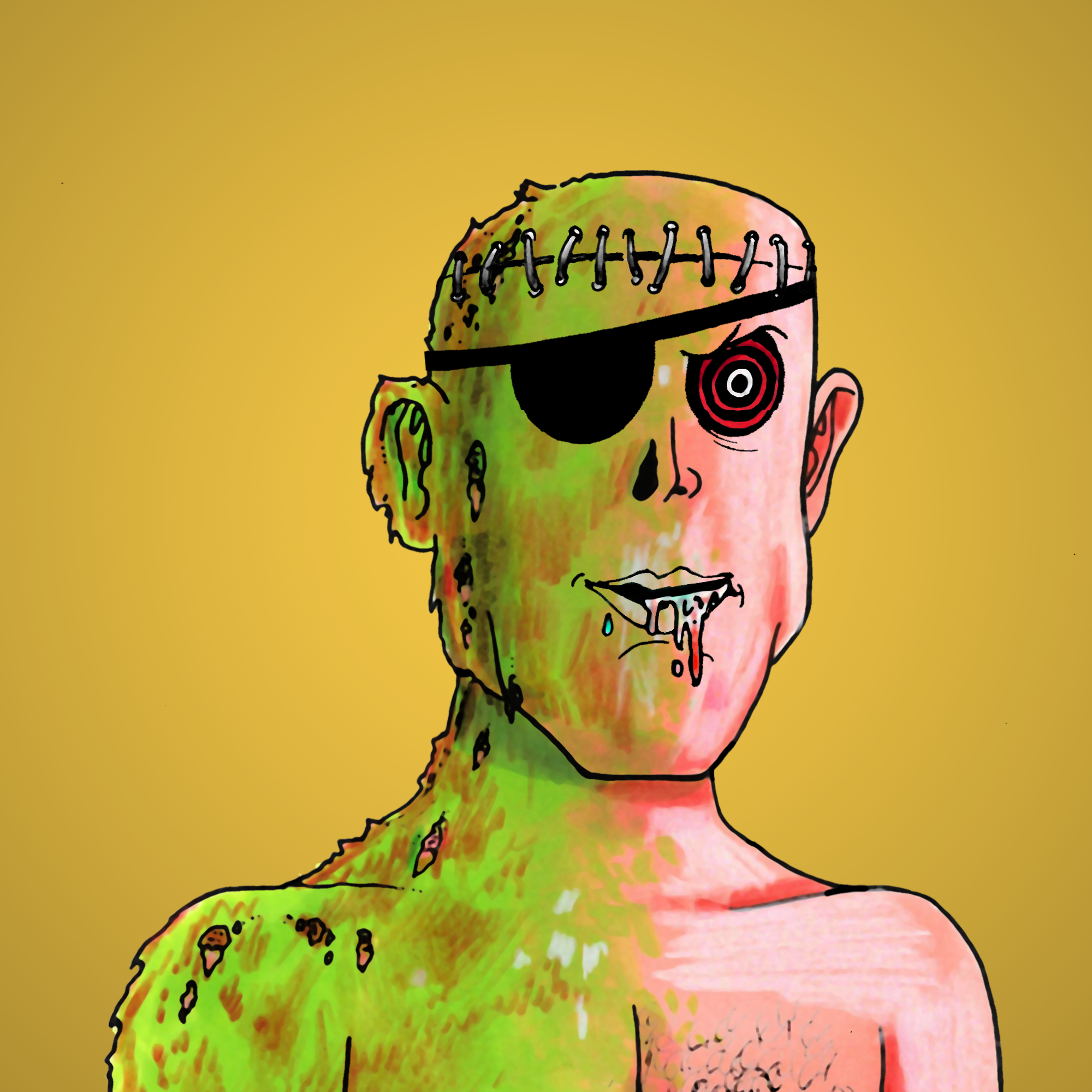 George Trosley - Jungle Freaks - Jungle Freak 67 - NFT # 67