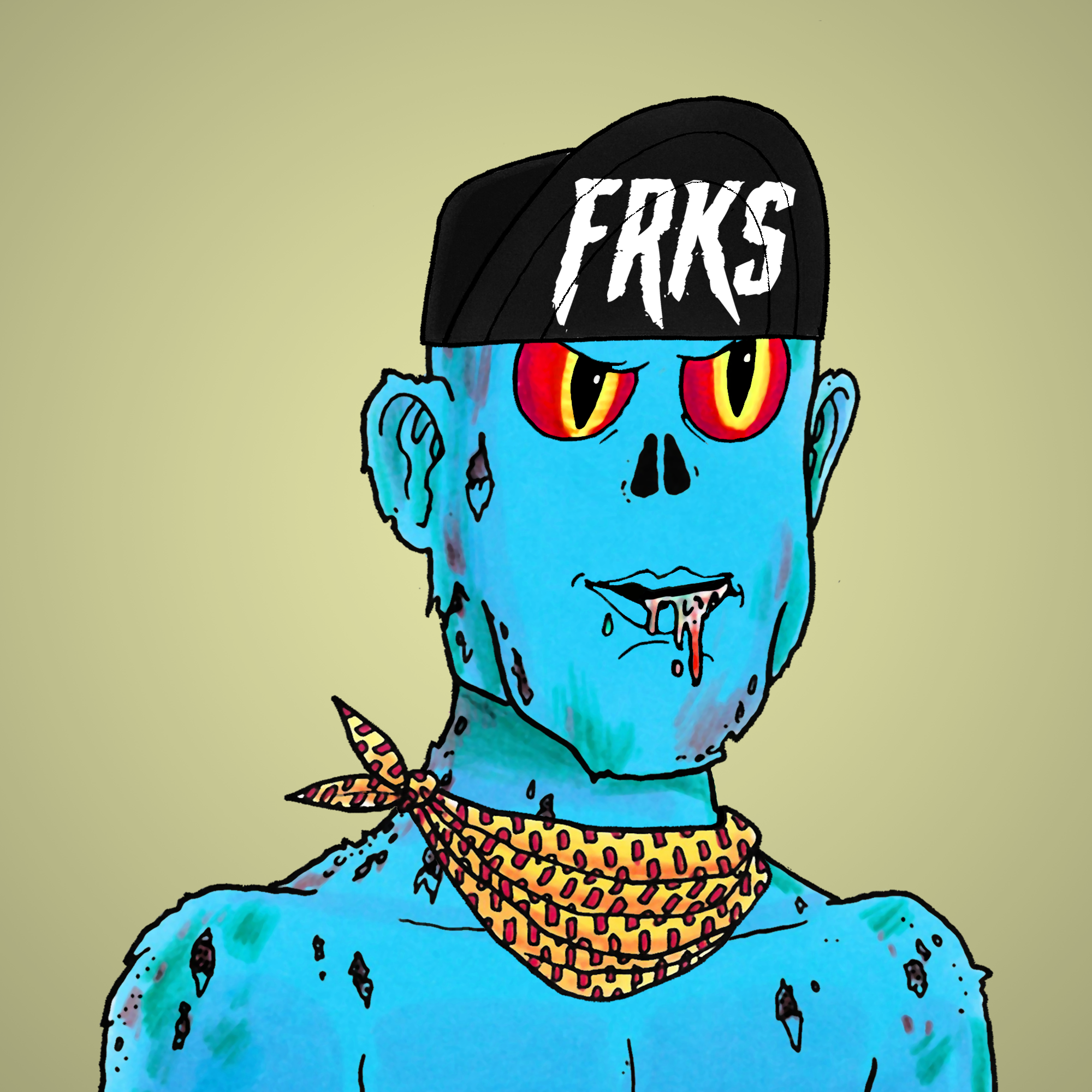 George Trosley - Jungle Freaks - Jungle Freak 6702 - NFT # 6702