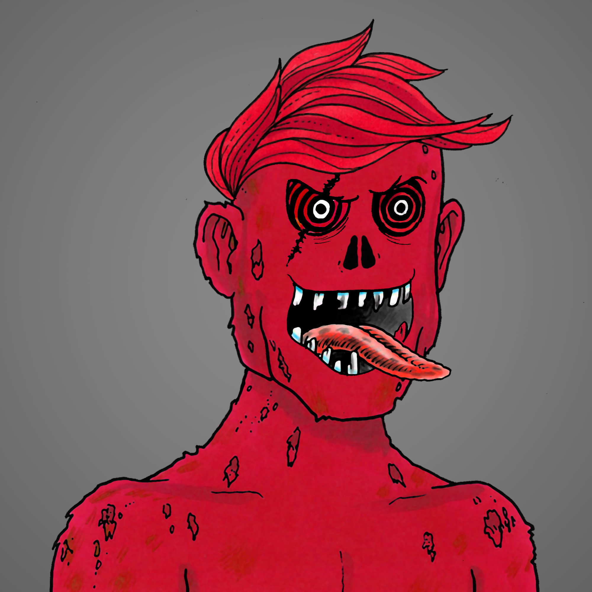 George Trosley - Jungle Freaks - Jungle Freak 6705 - NFT # 6705