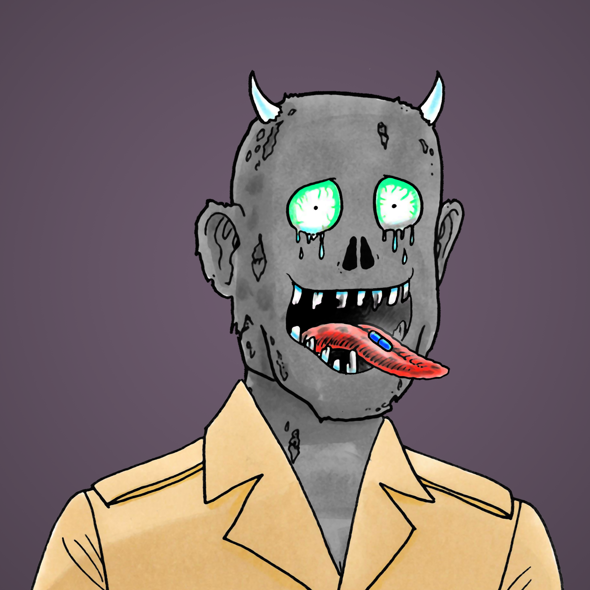 George Trosley - Jungle Freaks - Jungle Freak 6707 - NFT # 6707