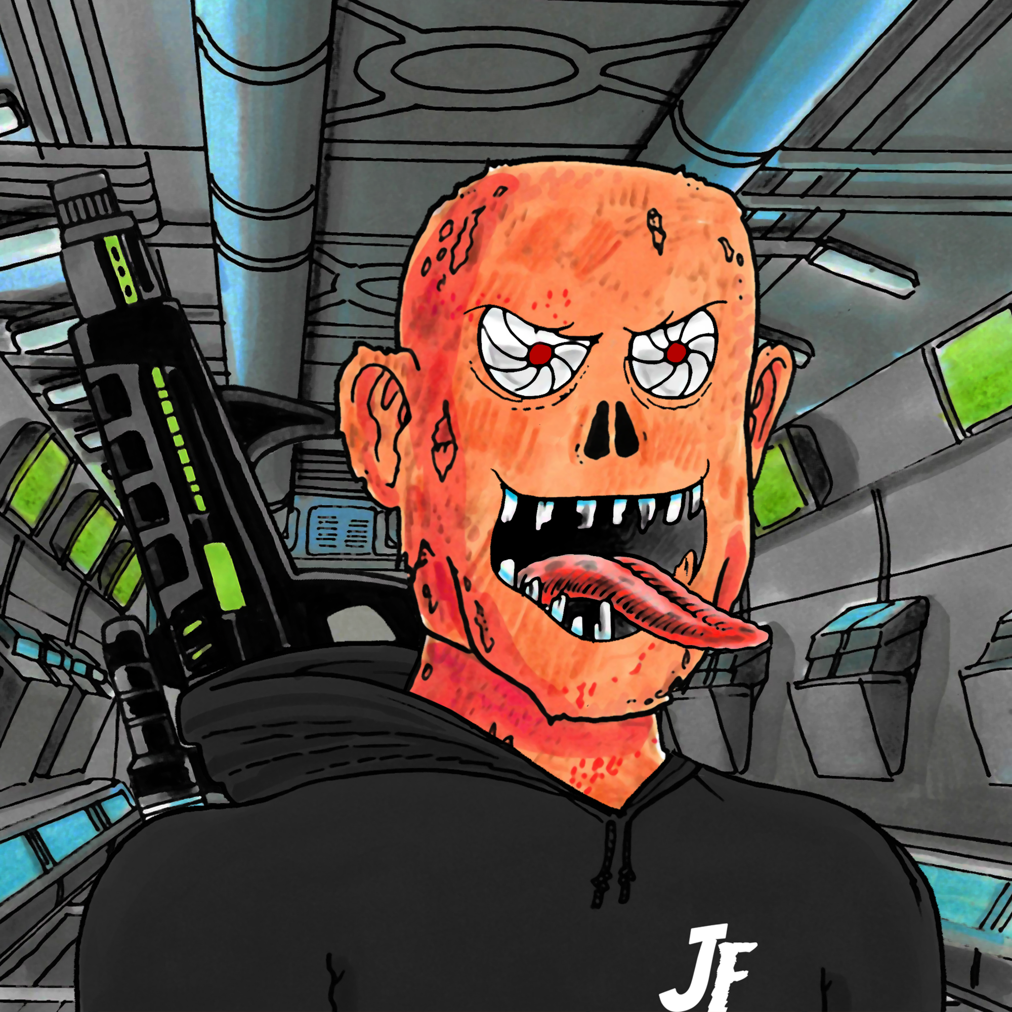 George Trosley - Jungle Freaks - Jungle Freak 671 - NFT # 671