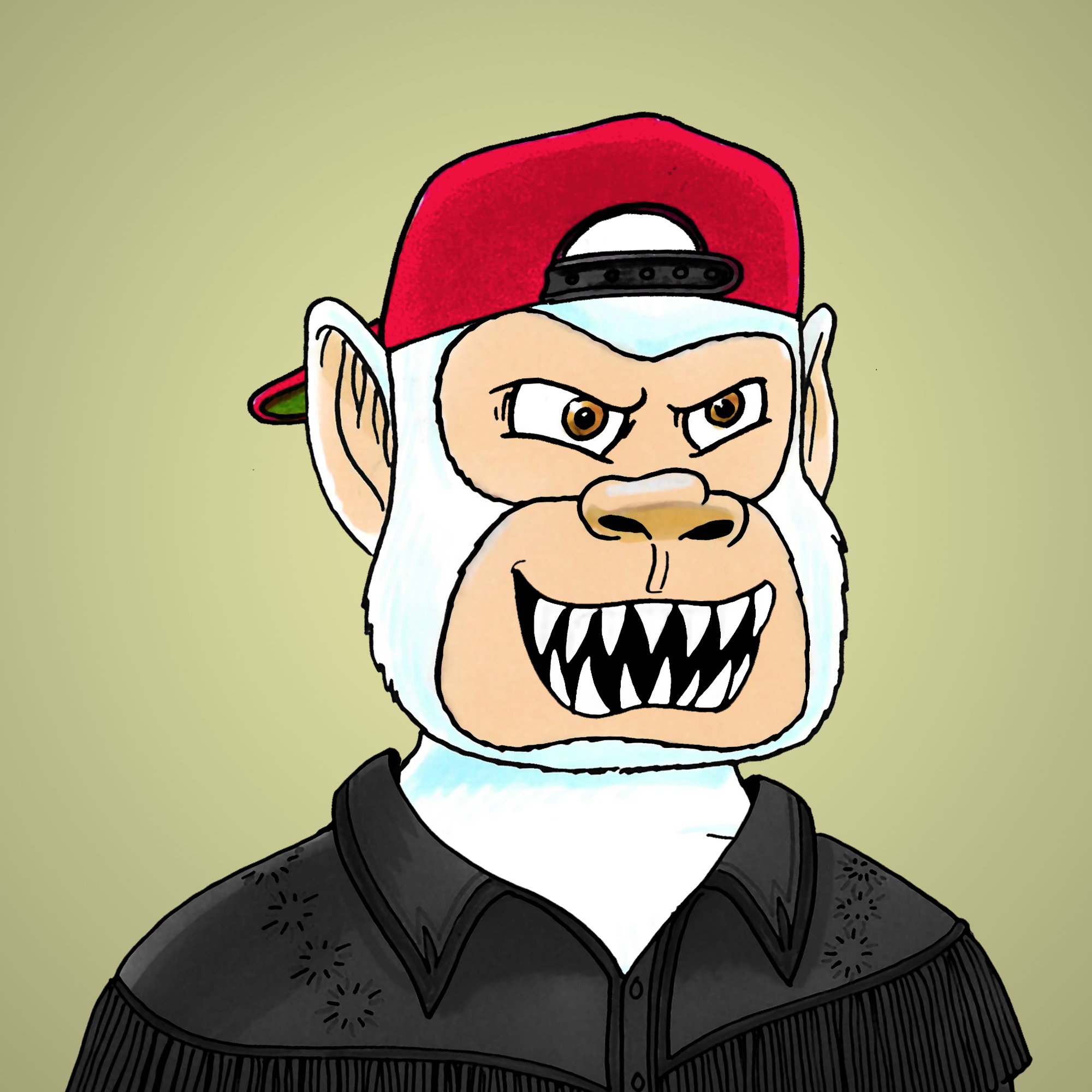 George Trosley - Jungle Freaks - Jungle Freak 6714 - NFT # 6714